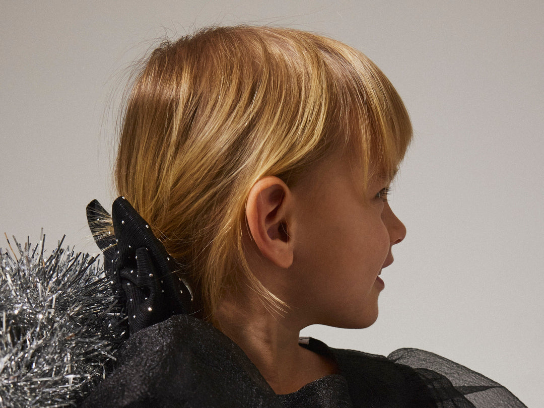 Name It - Nkfriglitter Hairbow - 4887887 Black Hårbånd