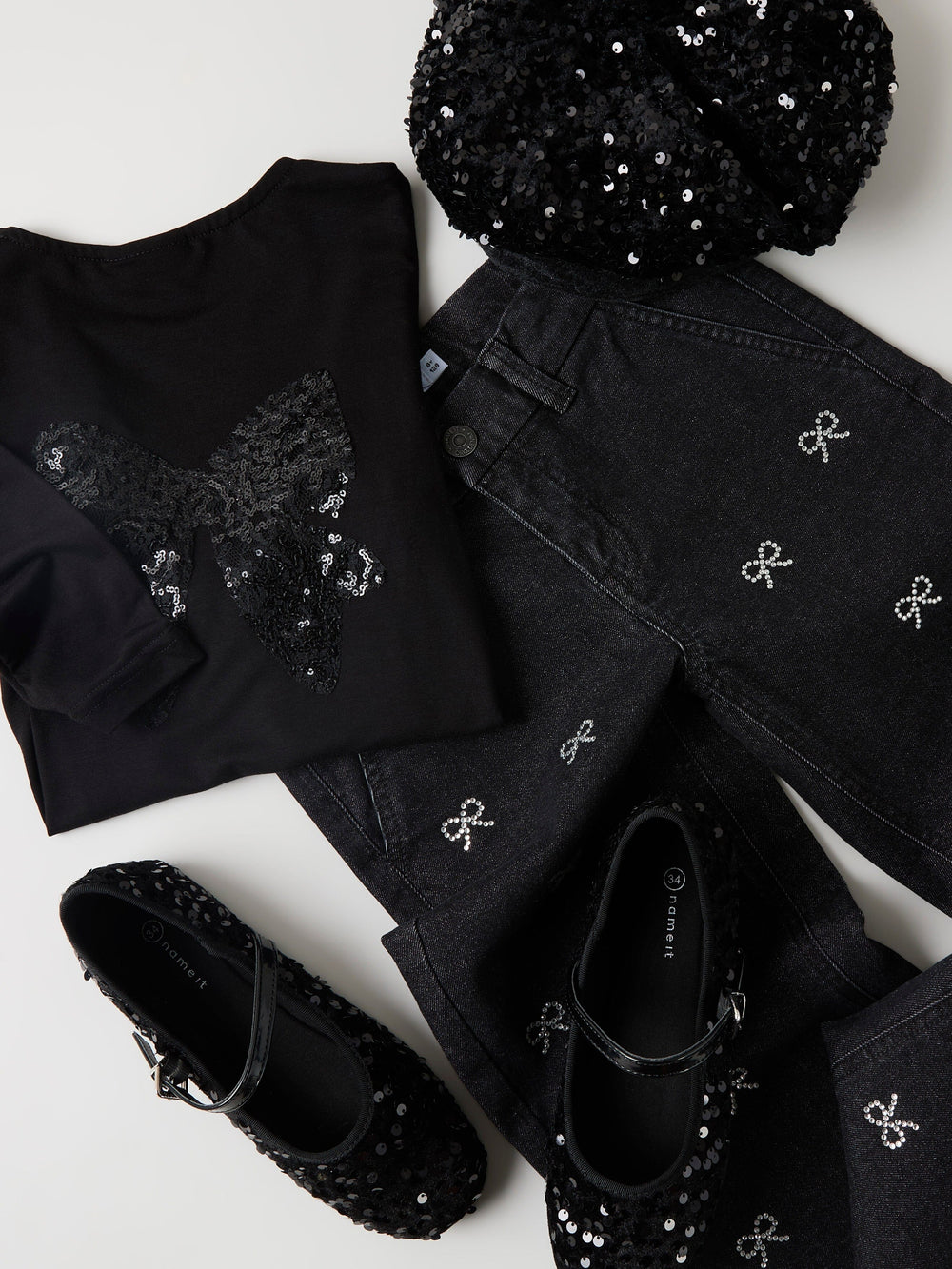 Name It - Nkfrose Wide Rhine Jeans 6355-Im - 4856756 Dark Grey Denim Jeans