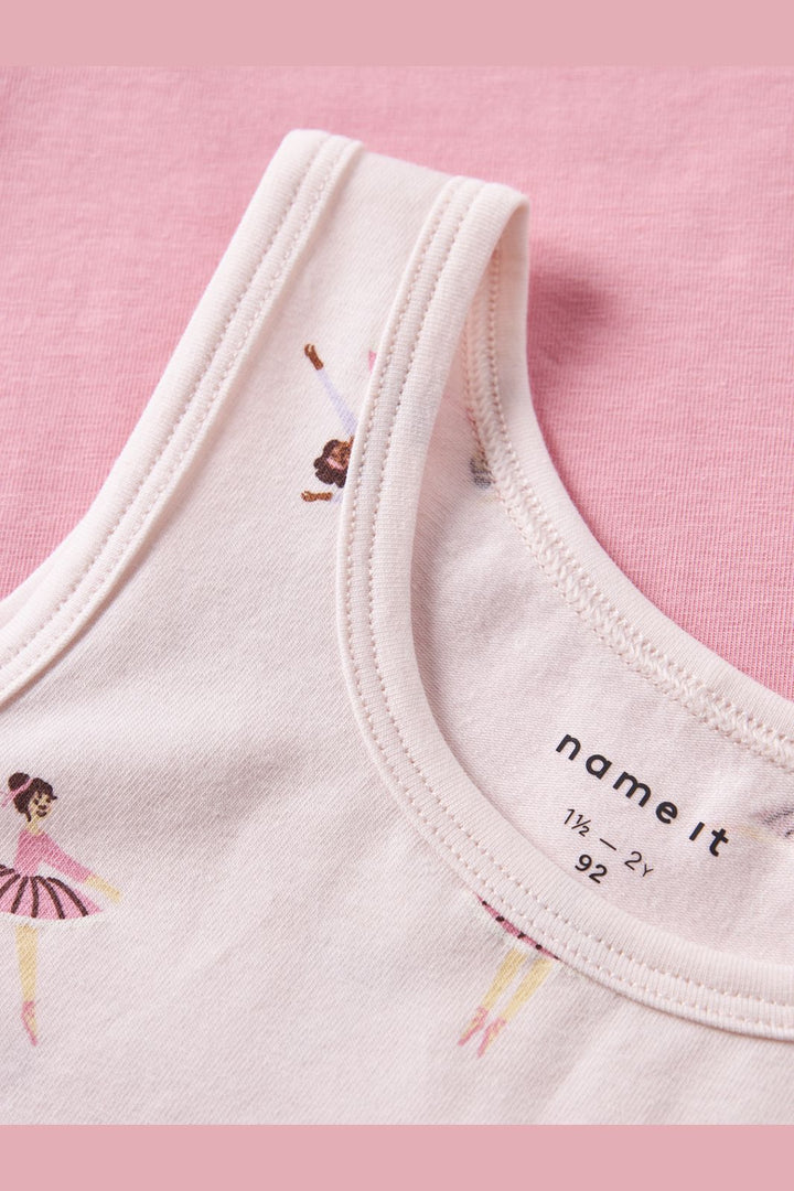 Name It - Nmftank Top Ballarina - 4867551 Pearl W/ Peony