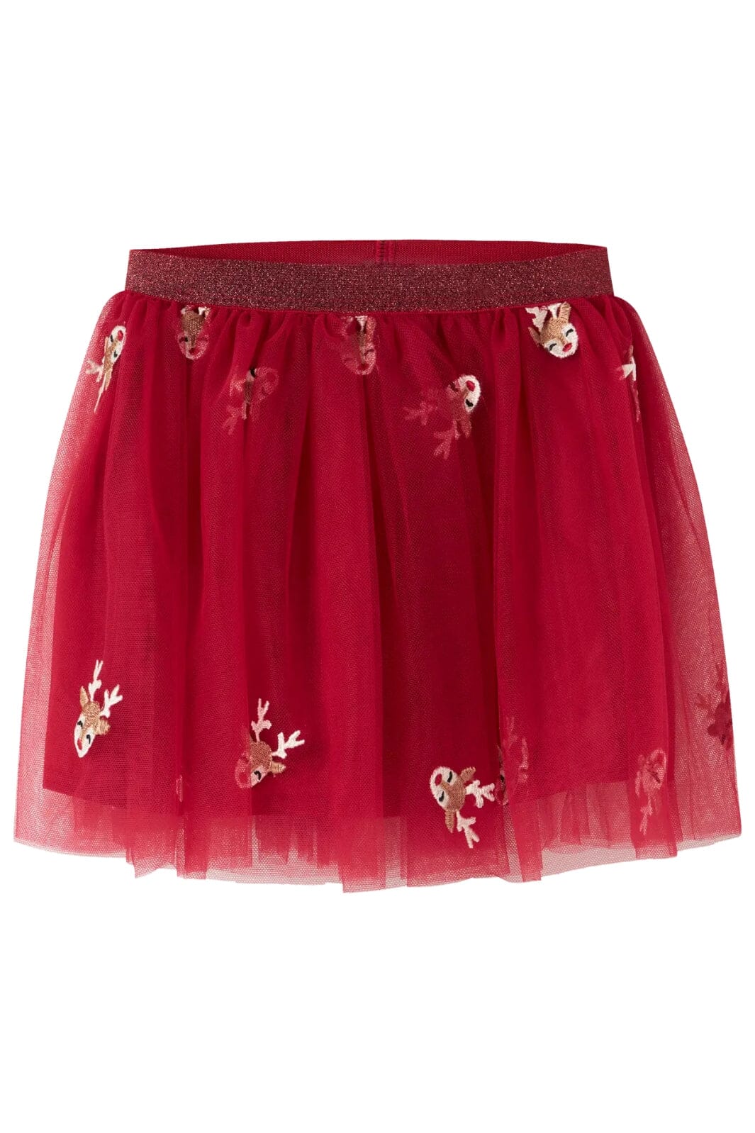 Name It - Nmfveross Tulle Skirt - 4930109 Jester Red Reindeer Nederdele