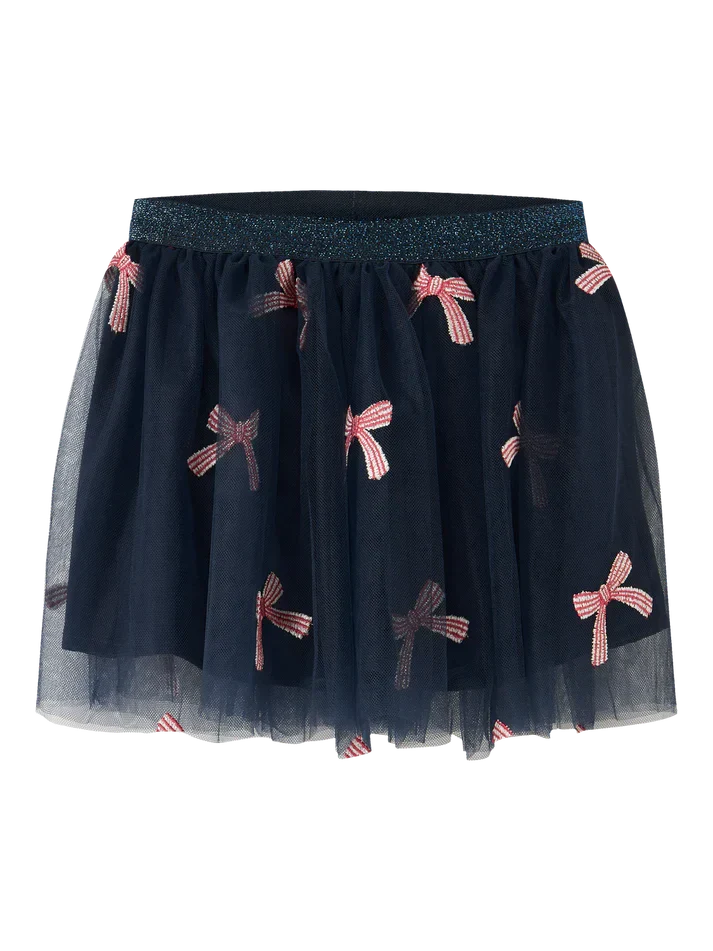 Name It - Nmfveross Tulle Skirt - 4930110 Navy Blazer Christmas Bow Nederdele