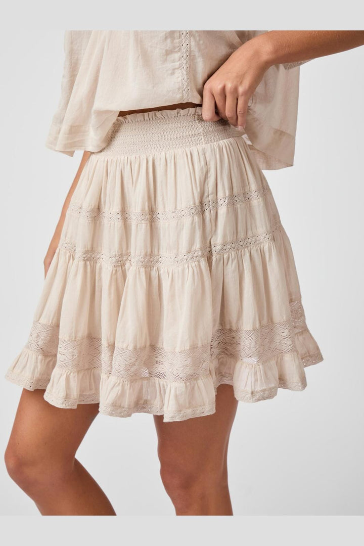 Neo Noir - Callia S Voile Skirt 164676 - 124 - Ivory