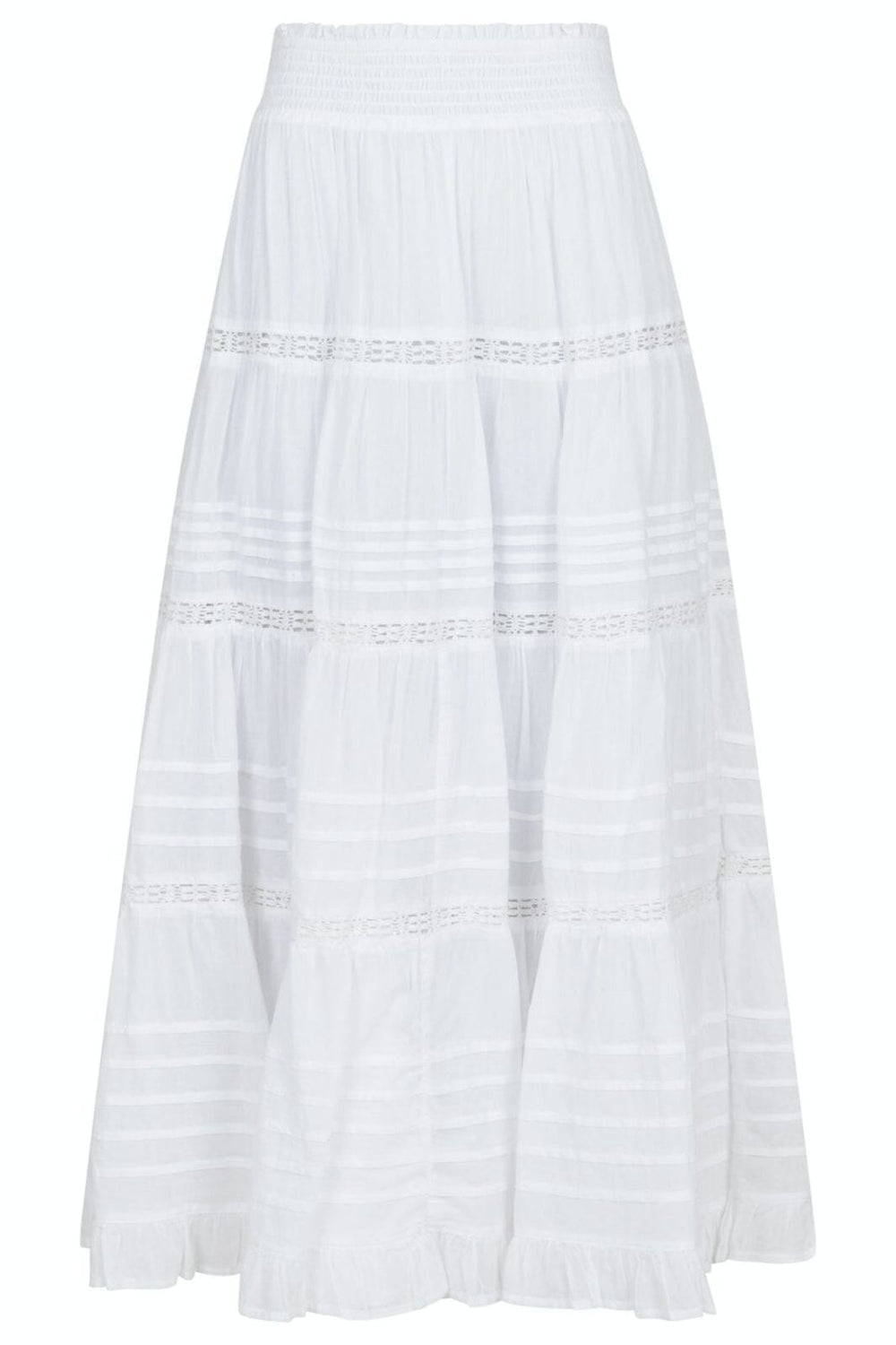 Neo Noir - Felicia S Voile Skirt - White Nederdele