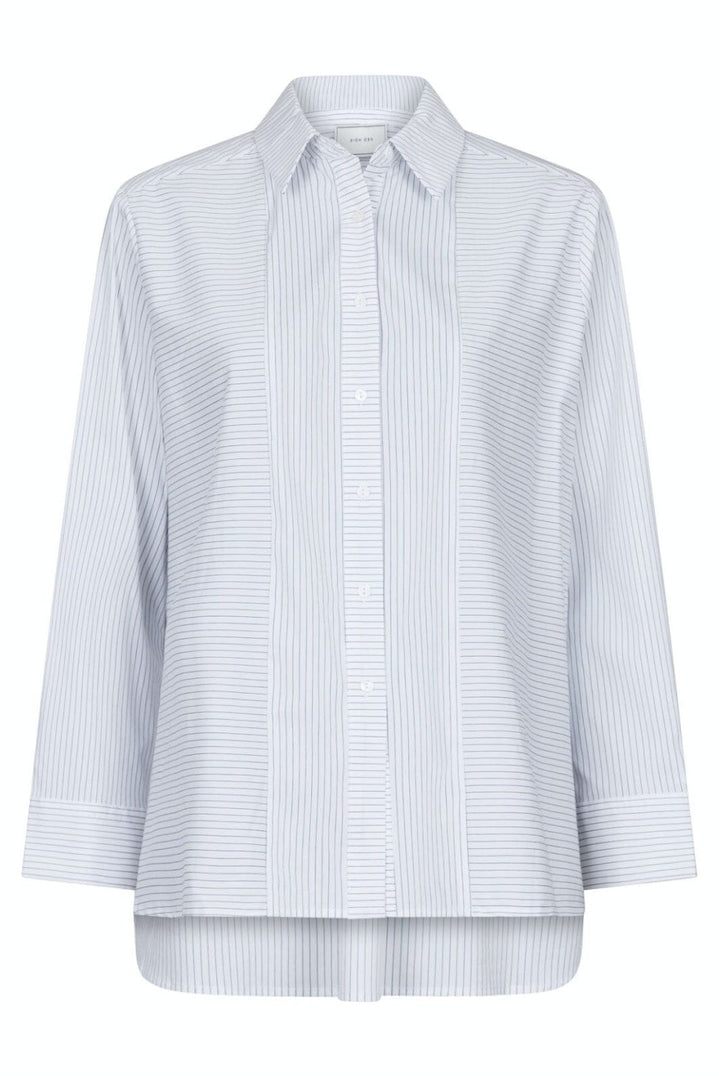 Neo Noir - Gili Stripe Shirt - White Skjorter
