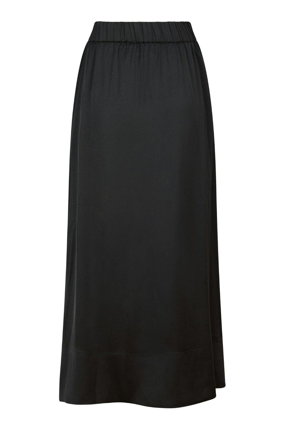 Neo Noir - Lenni Smooth Satin Skirt 163865 - Black Nederdele