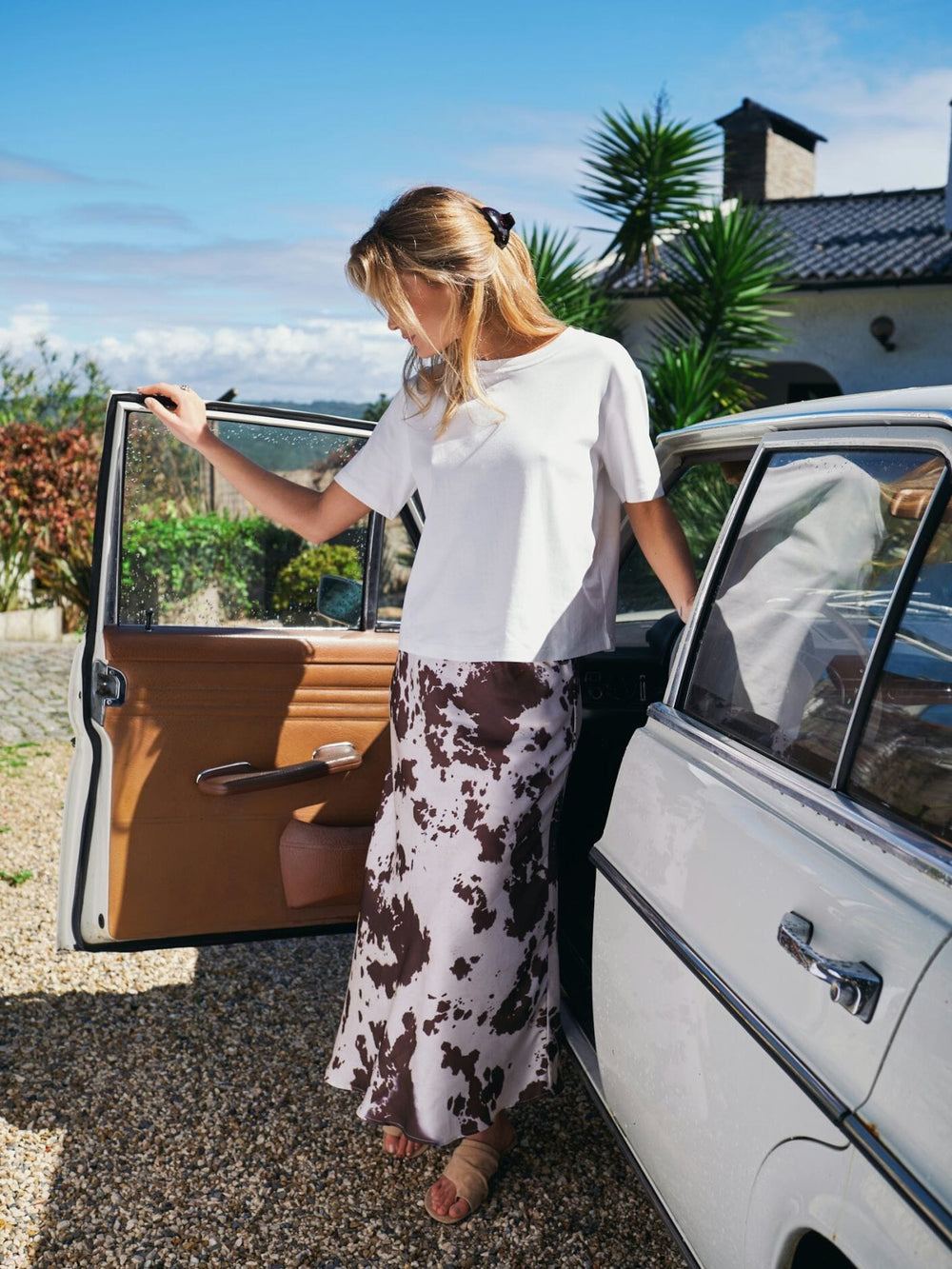 Neo Noir - Malin Solid Tee 164634 - 120 - White T-shirts