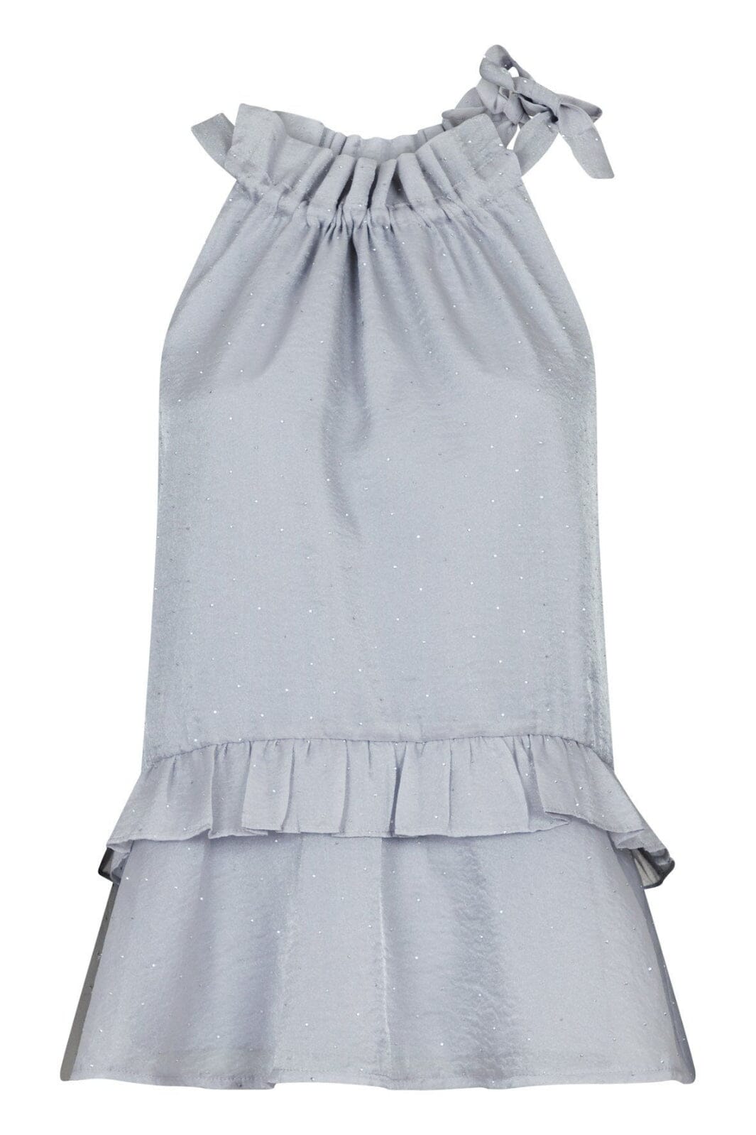 Neo Noir - Margy Bedazzled Top - Grey Toppe