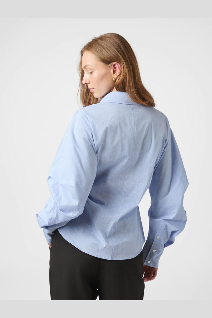 Neo Noir - Neoella Flannel Shirt 166080 - 145 - Light Blue