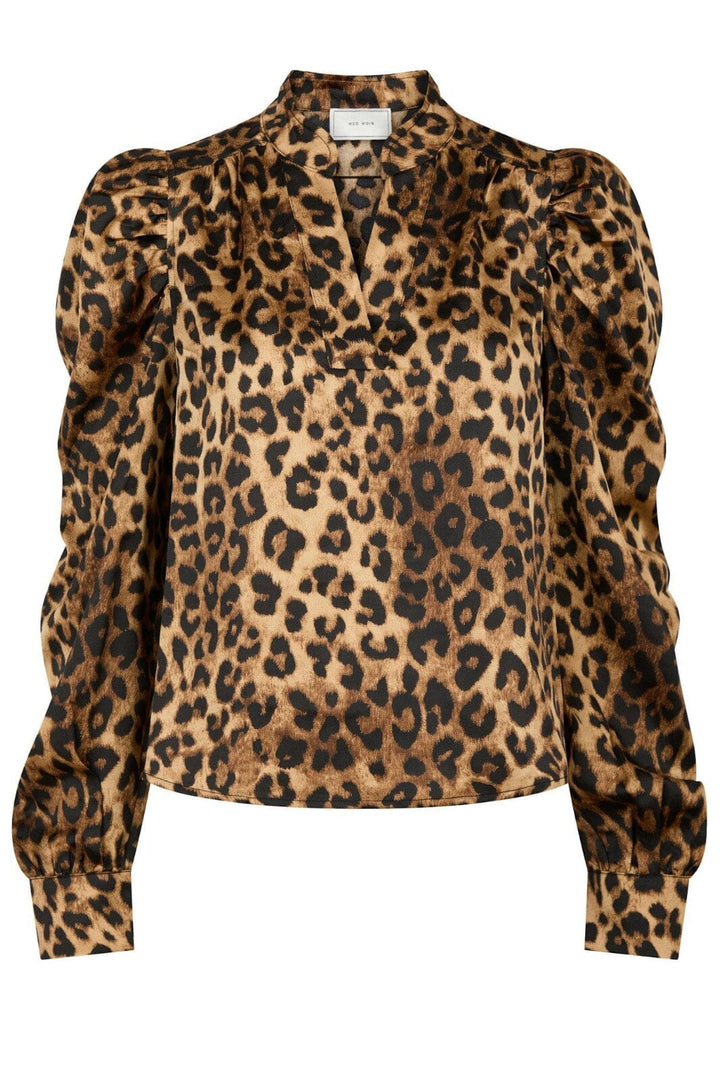 Neo Noir - Rosslyn Leo Blouse - Leopard Skjorter