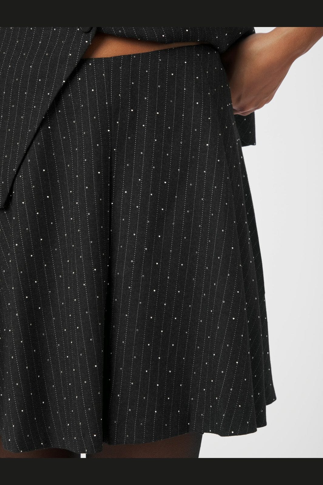 Neo Noir - Selah B Pinstripe Skirt 166069 - 132 - Antracit