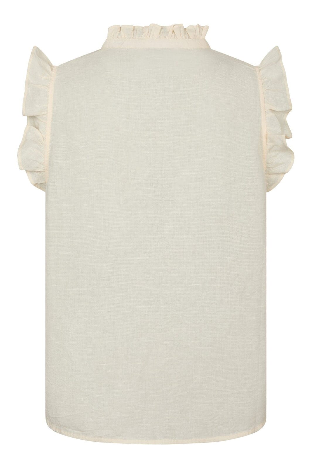 Neo Noir - Siona Linen Top 160245 - 191 - Light Yellow