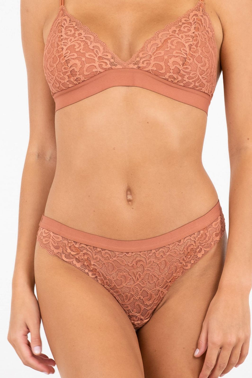 Neo Noir - Skin Kiwi Bra - Toffee Undertøj