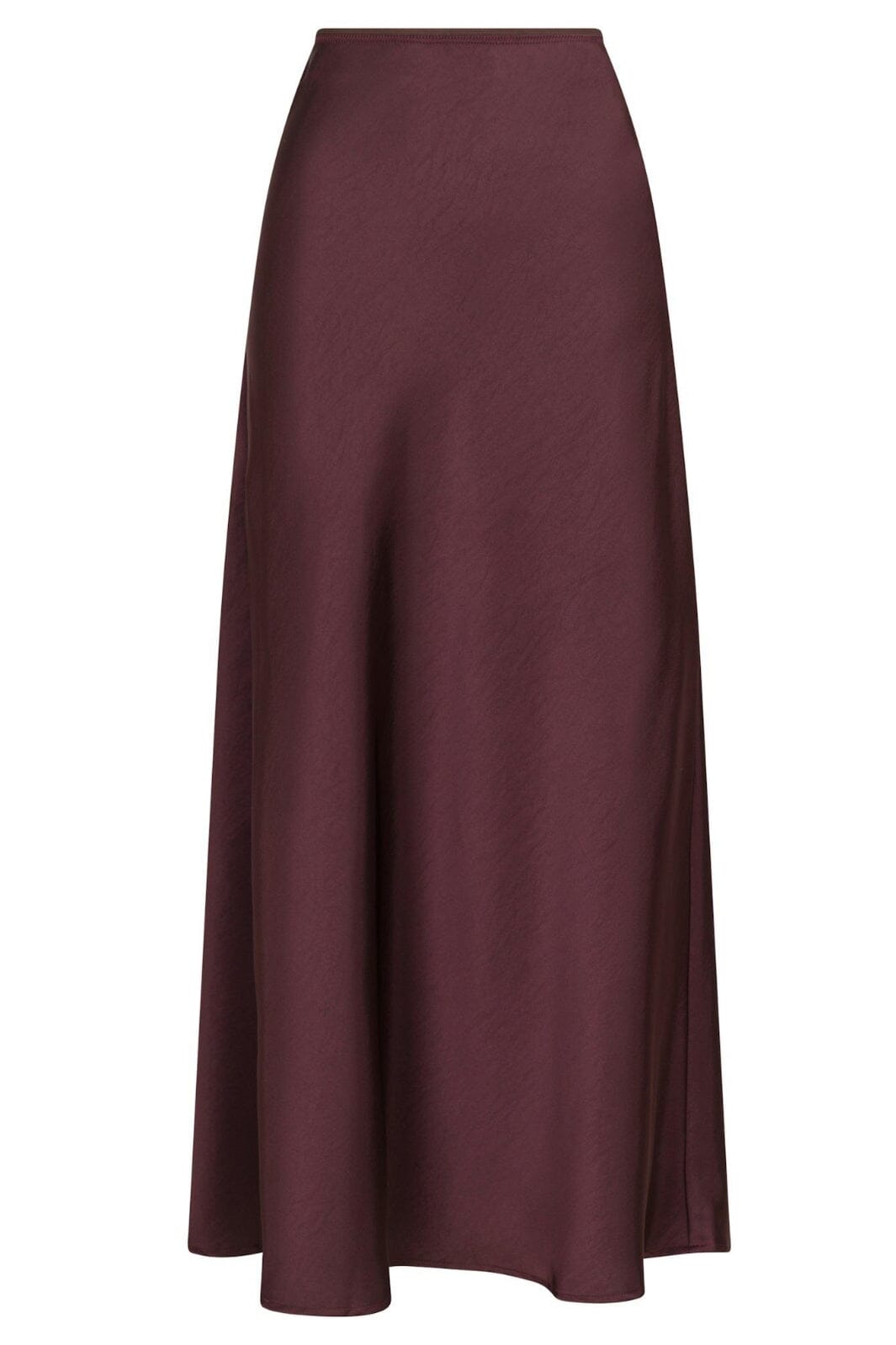 Neo Noir - Vicky Heavy Sateen Skirt 159588 - Burgundy Nederdele