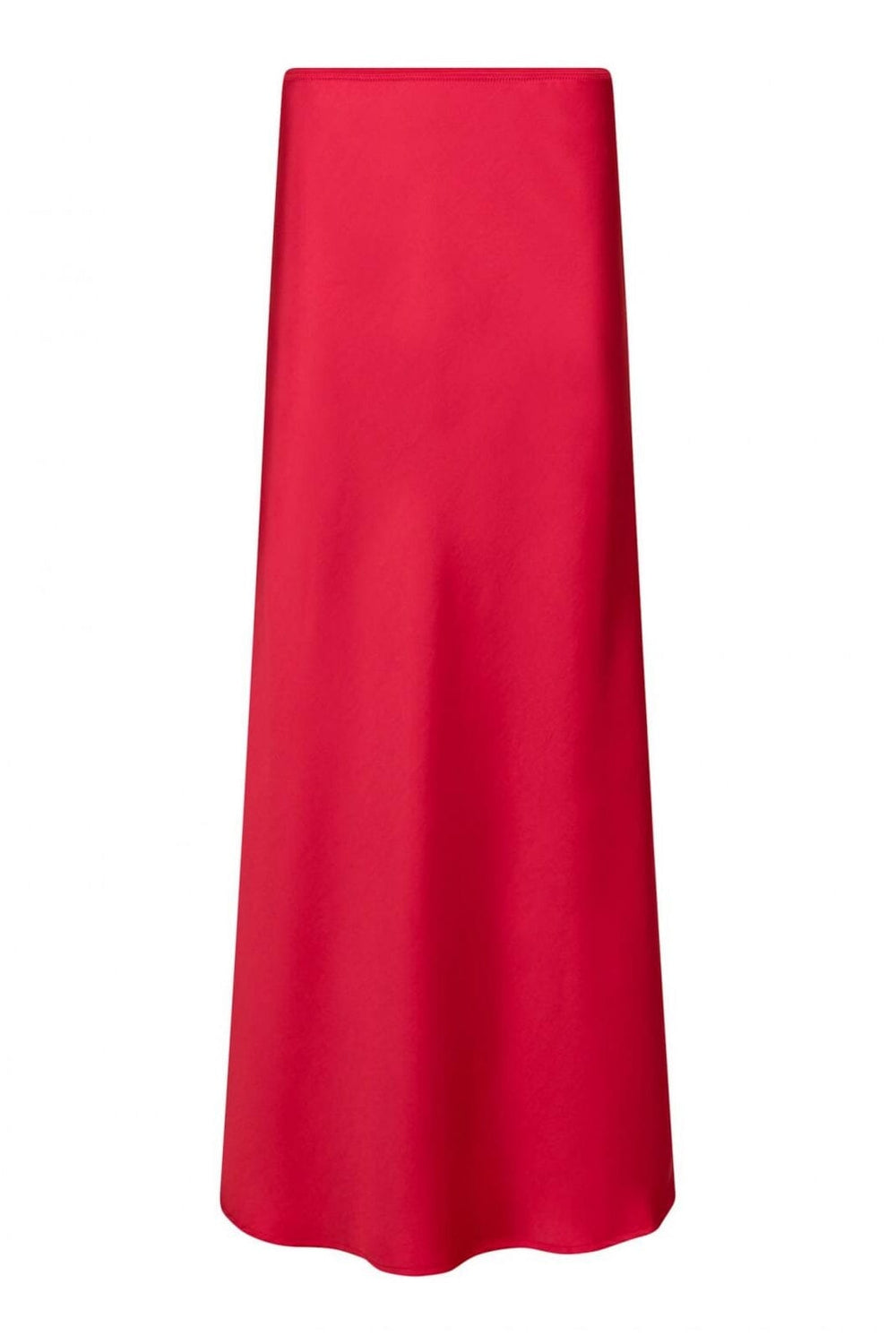 Neo Noir - Vicky Heavy Sateen Skirt - Red Nederdele