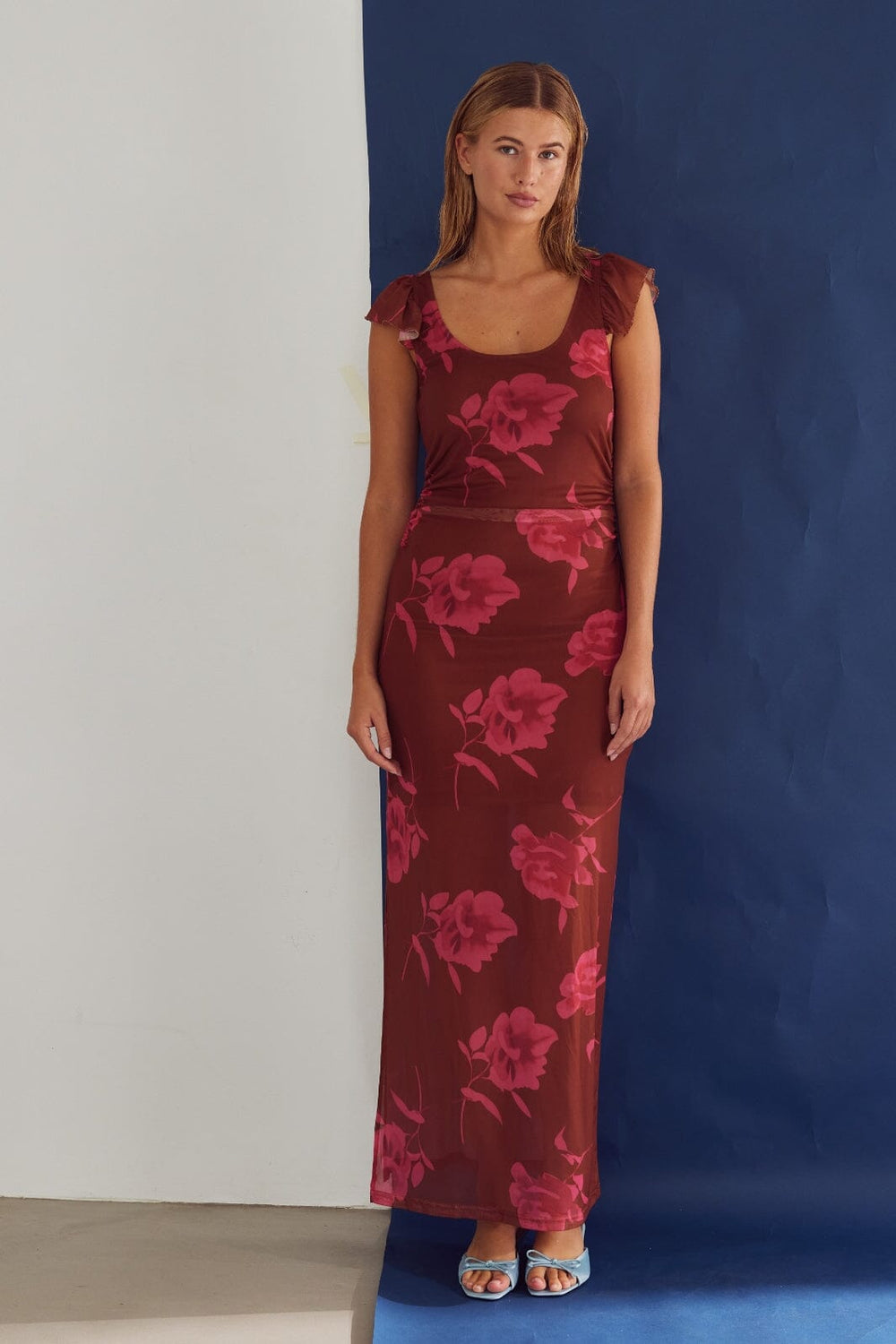 Noella - Lauryn Dress 13460001 - 1337 Cassie Brown Print Kjoler