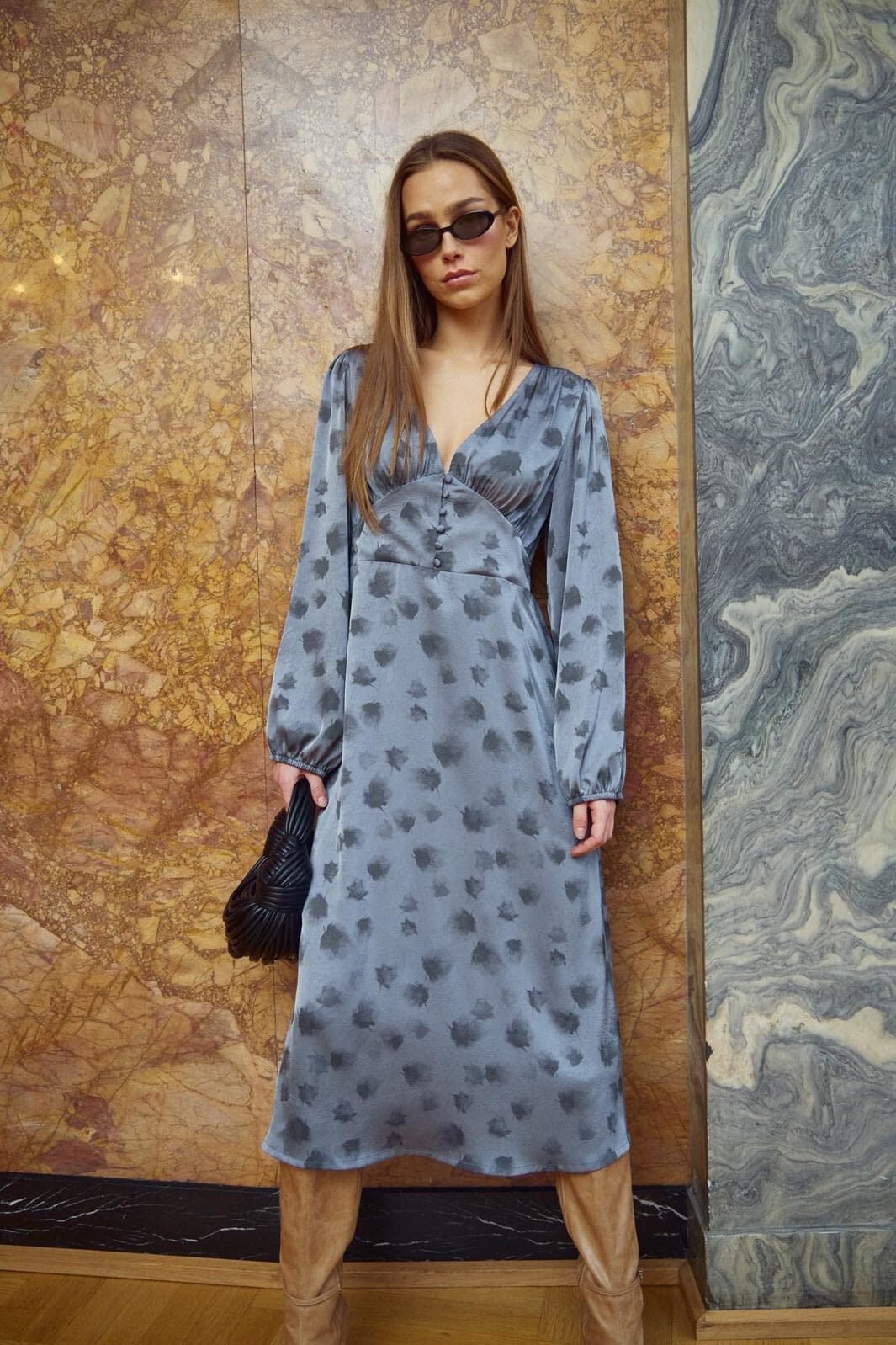 Noella - Lilith Dress 13890004 - 1367 - Cosette Blue Print