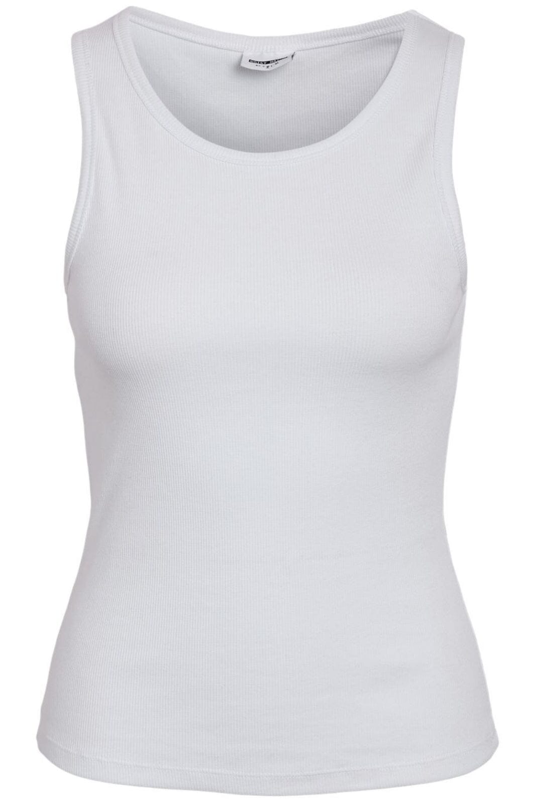 Noisy May - Nmmaya S/L Regular Tank Top - 4698569 Bright White Tank Top