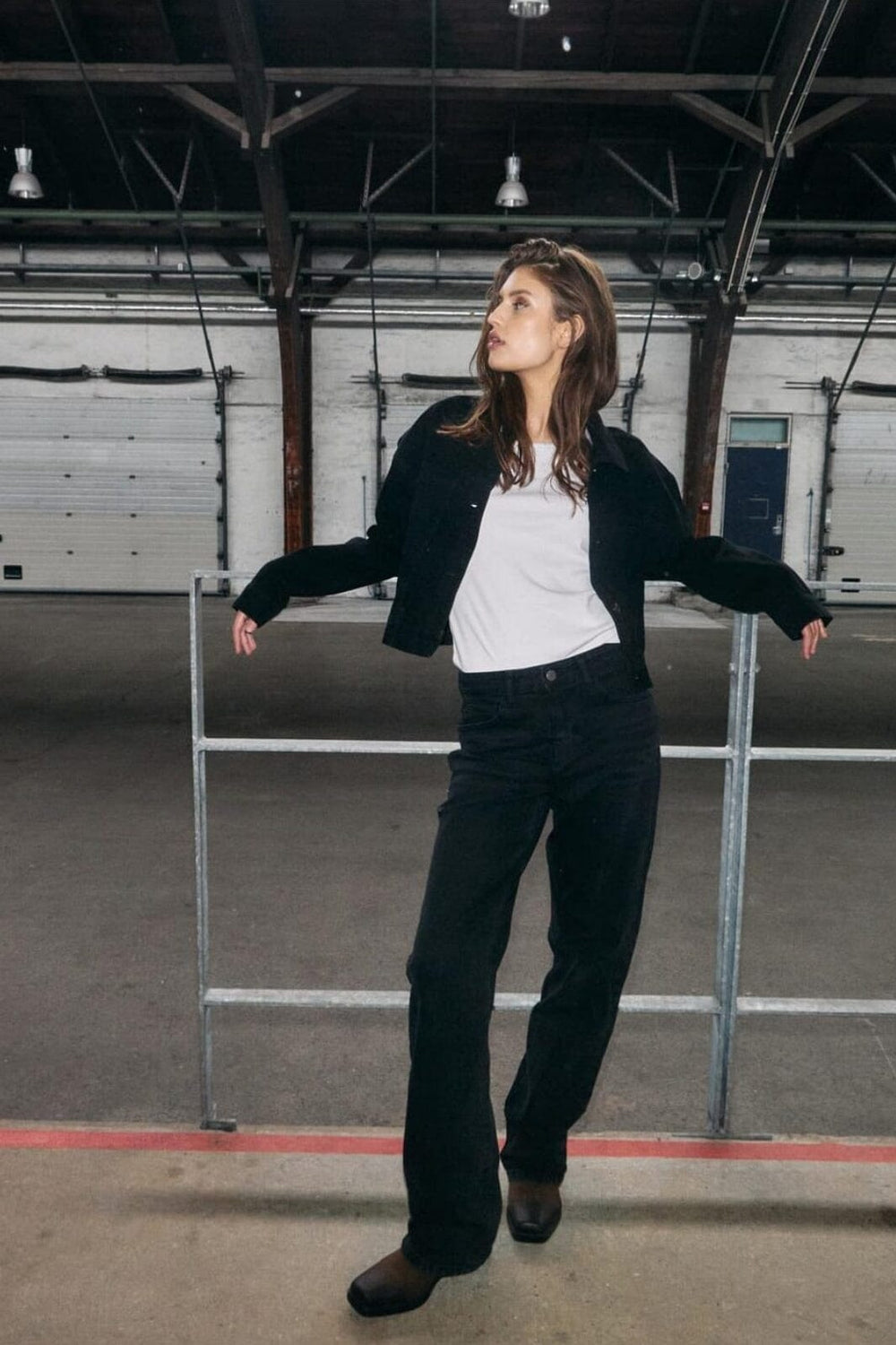 Noisy May - Nmmonica Straight Jean Black - 4682807 Black Denim Jeans