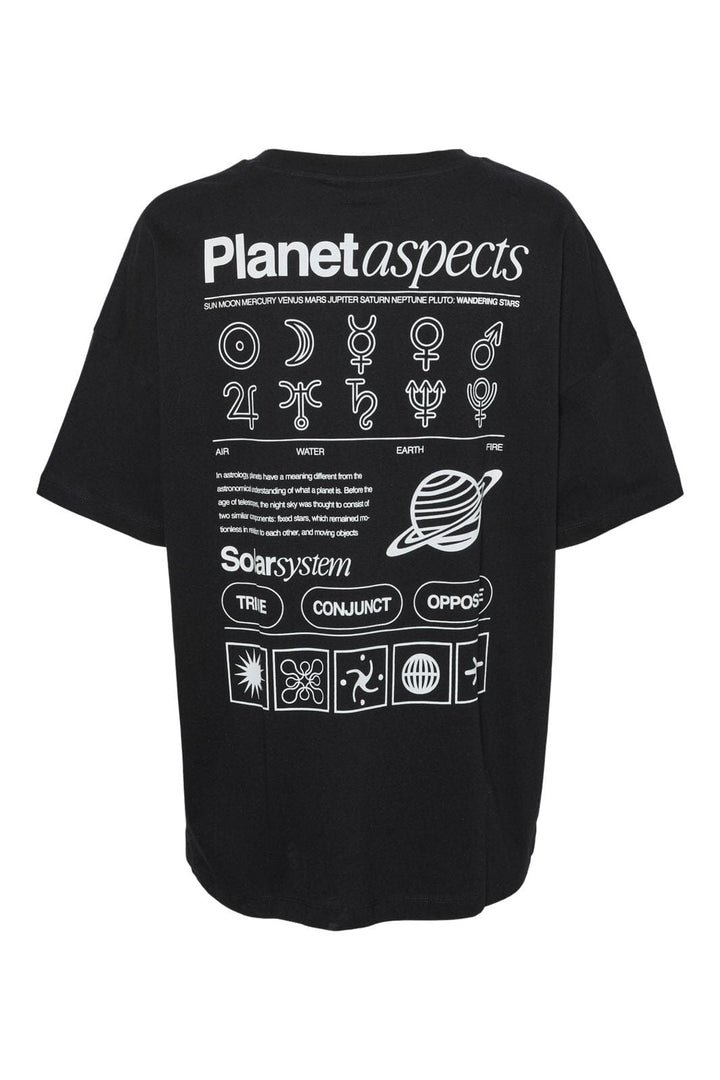 Noisy May - Nmpluto Ida S/S T-Shirt - 4911434 Black Planet Aspects T-shirts