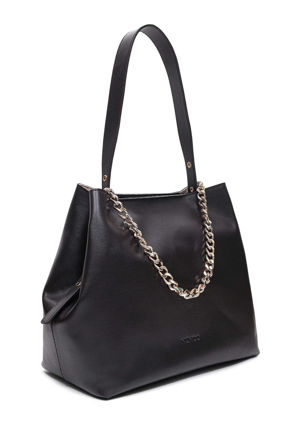 Núnoo - Chiara Italian Leather W. Gold 72022490 - Dark Brown Tasker