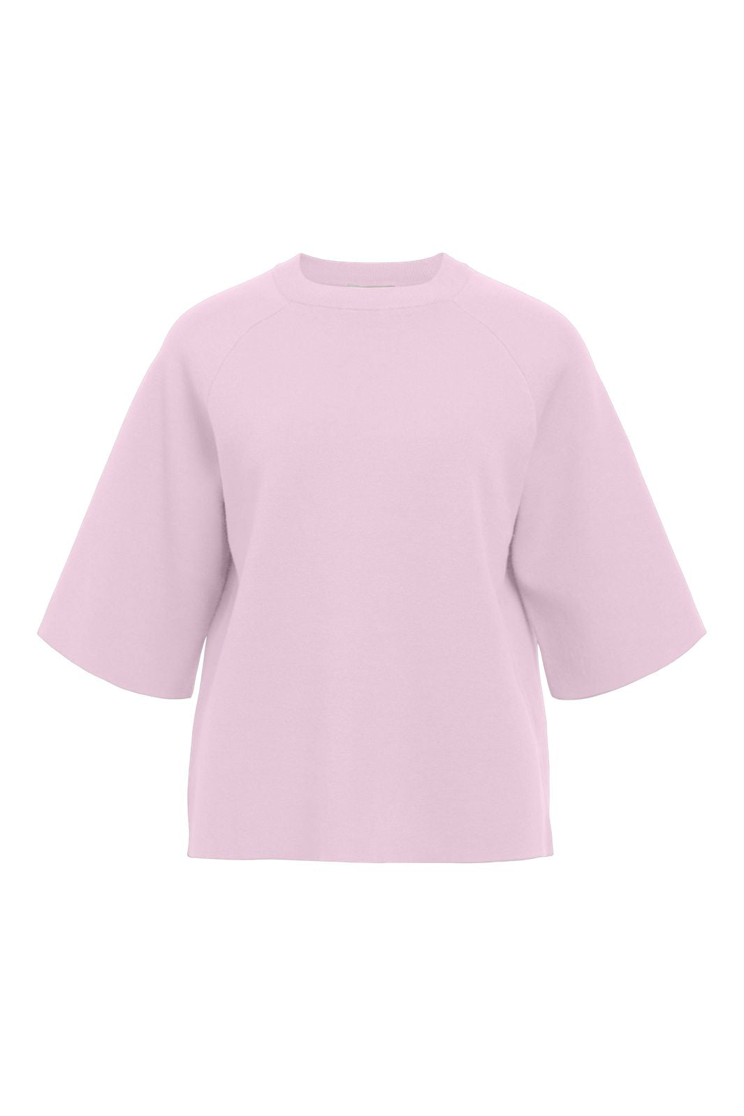 Object - Objreynard 2/4 Knit Pullover - 4949887 Pink Frosting