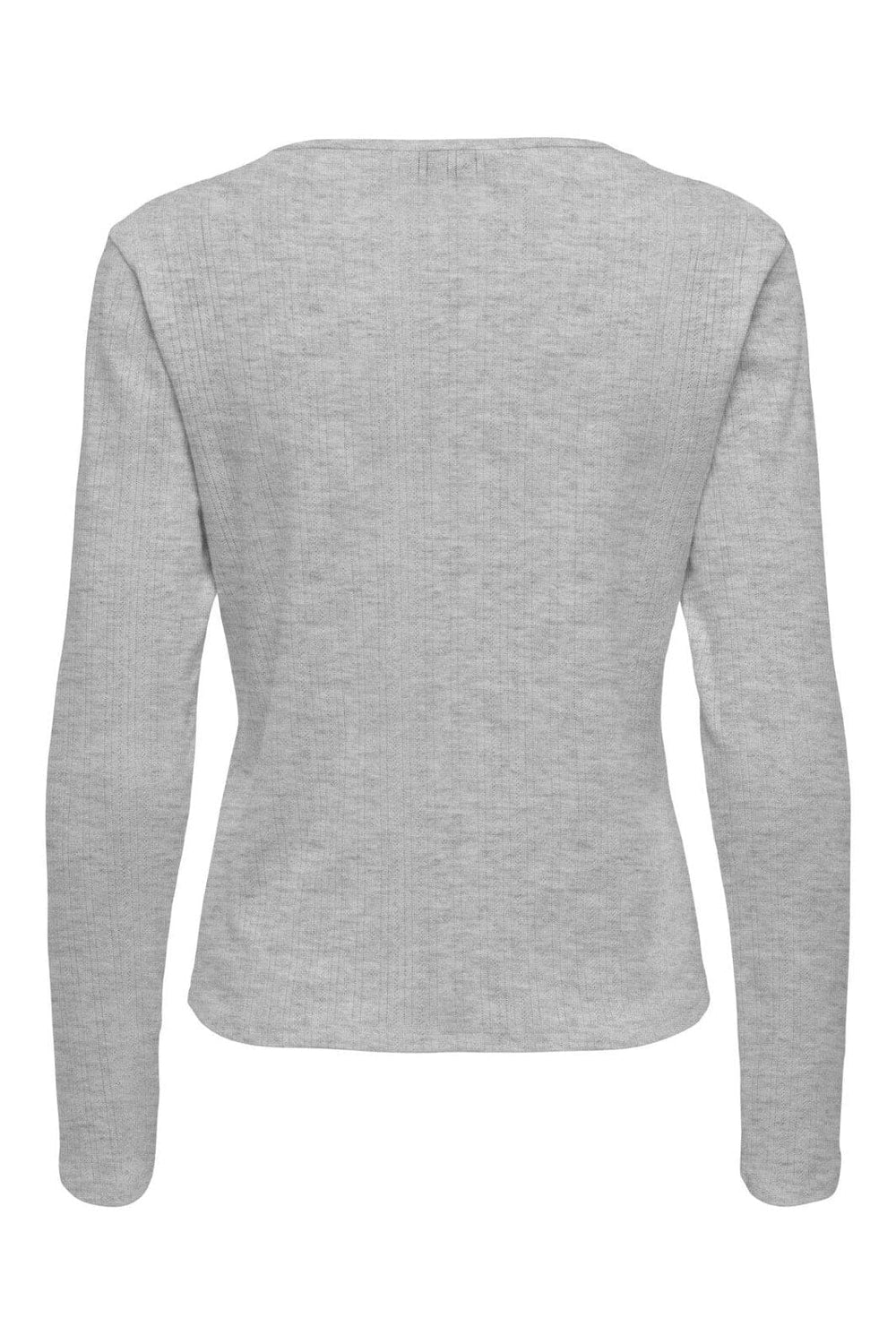 Only - Onlbremen O-Neck L/S Top Moch - 4870532 Light Grey Melange