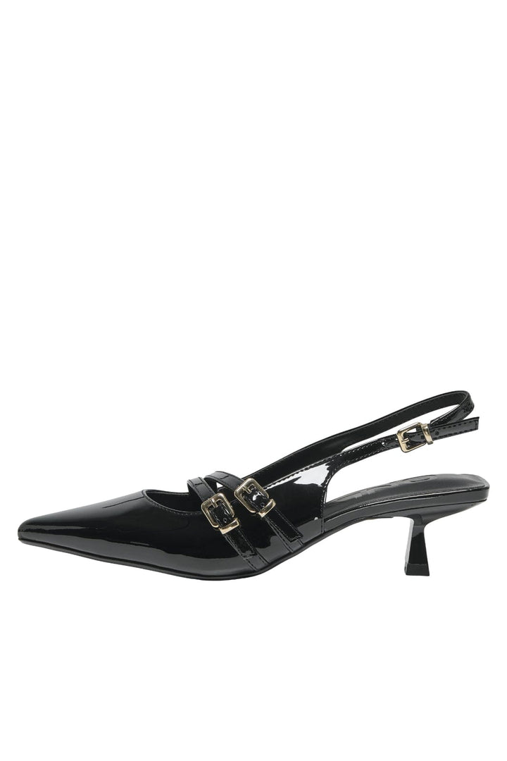 Only - Onlcoco-8 Buckle Slingback Pump - 4842737 Black