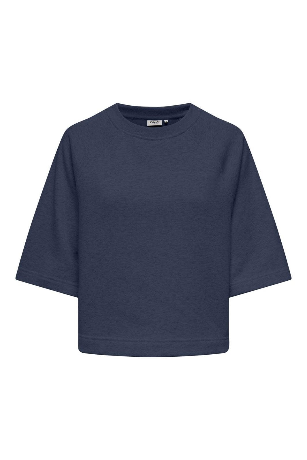 Only - Onldasie 2/4 O-Neck Raglan Ub Swt - 4976495 Navy Blazer