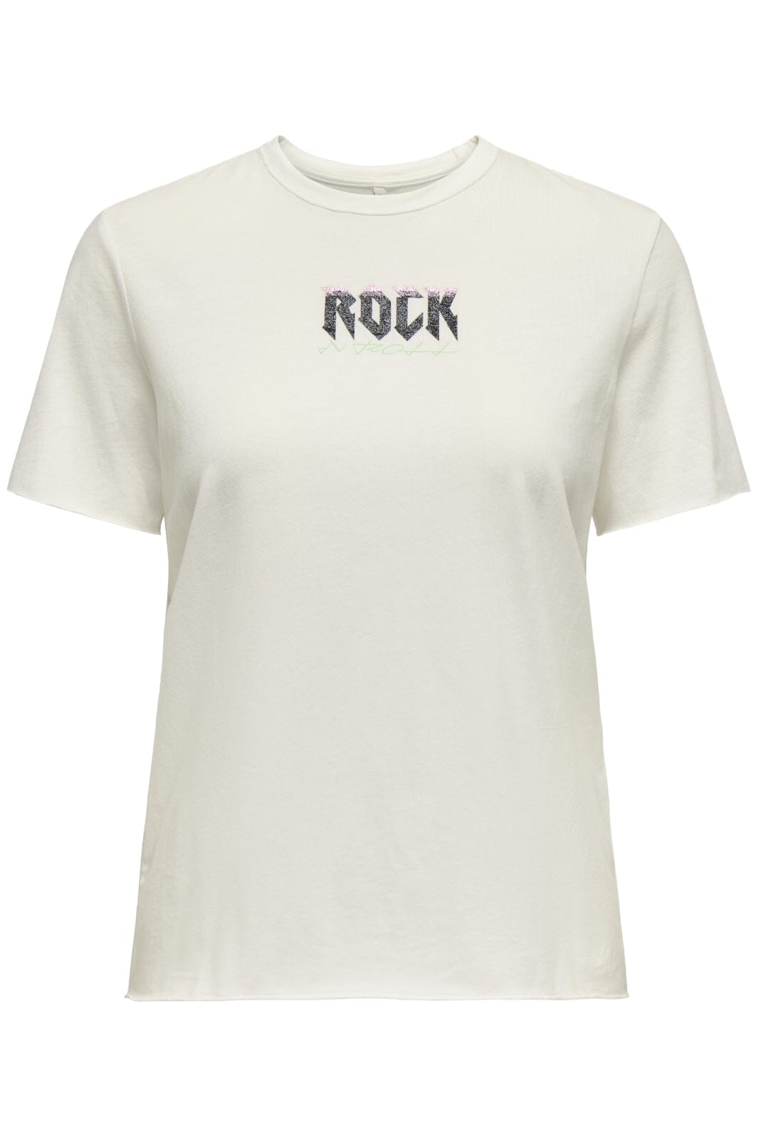 Only - Onllucy Life Reg S/S Top Box 15307412 - 4736483 - Egret Electric Rock