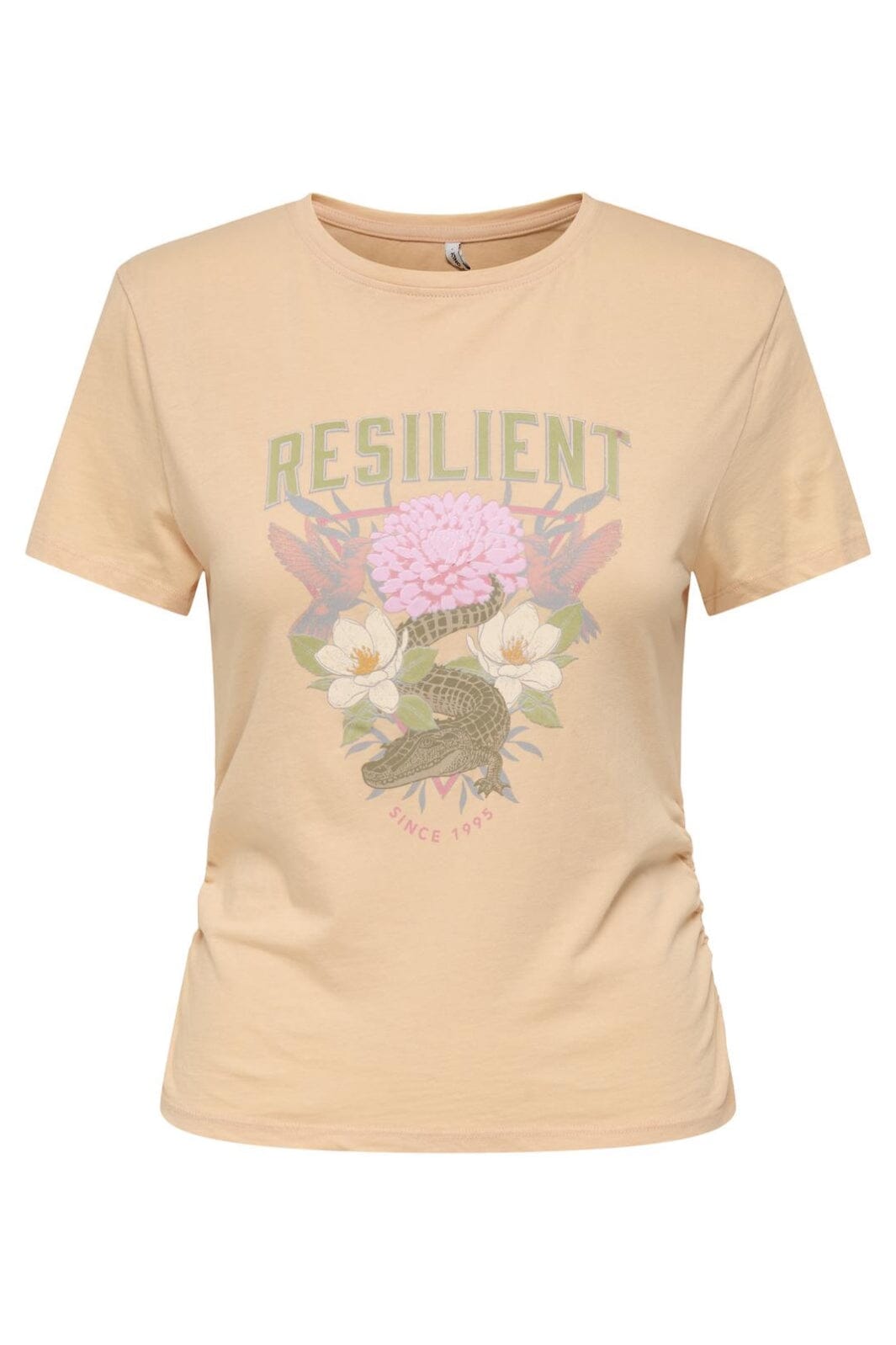 Only - Onllucy Life S/S Summer Top Box 15346760 - 4737443 - Caramel Cream Malibu Resilient