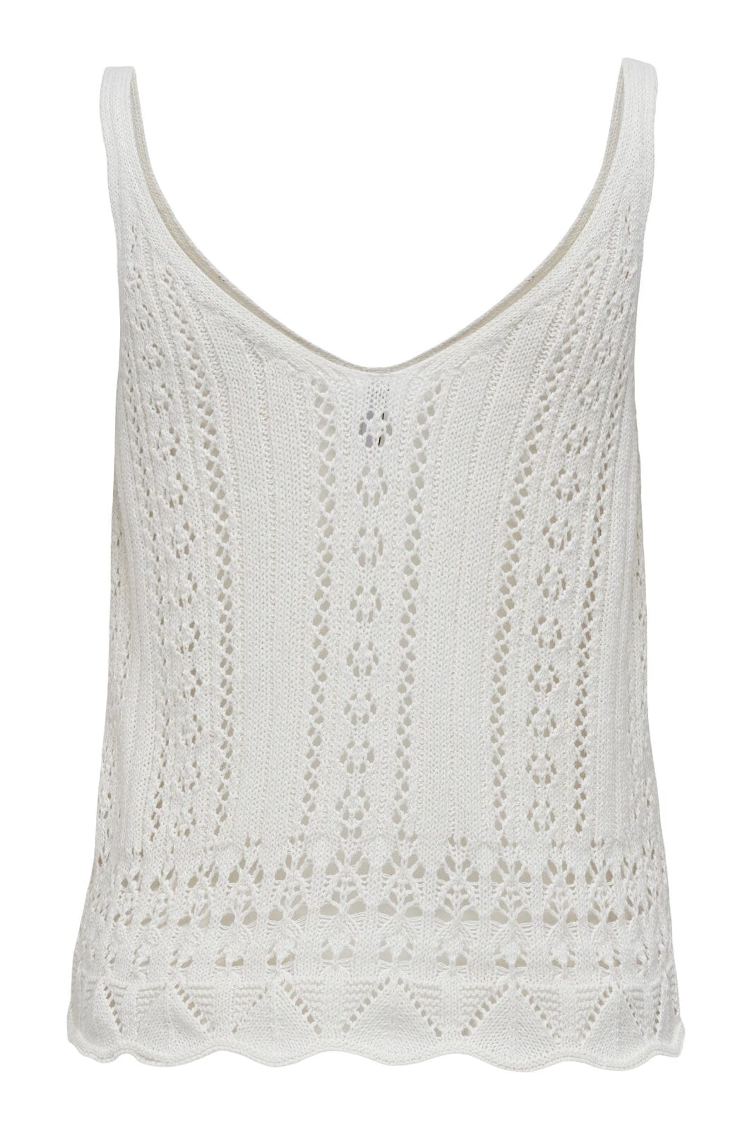 Only - Onllyzet Life S/L Top Knt - 4068608 Cloud Dancer Toppe