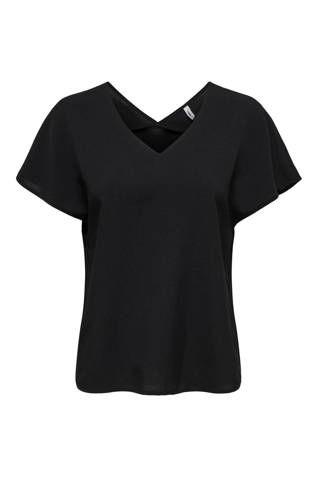 Only - Onlnova Life Elite S/S Emmy Top Solid - 4688982 Black