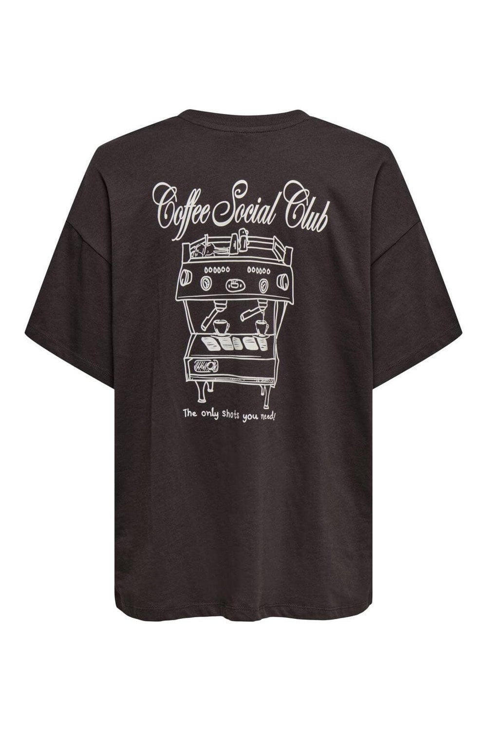 Only - Onlvivvi Life S/S Lovely Top - 4962825 Seal Brown Coffee