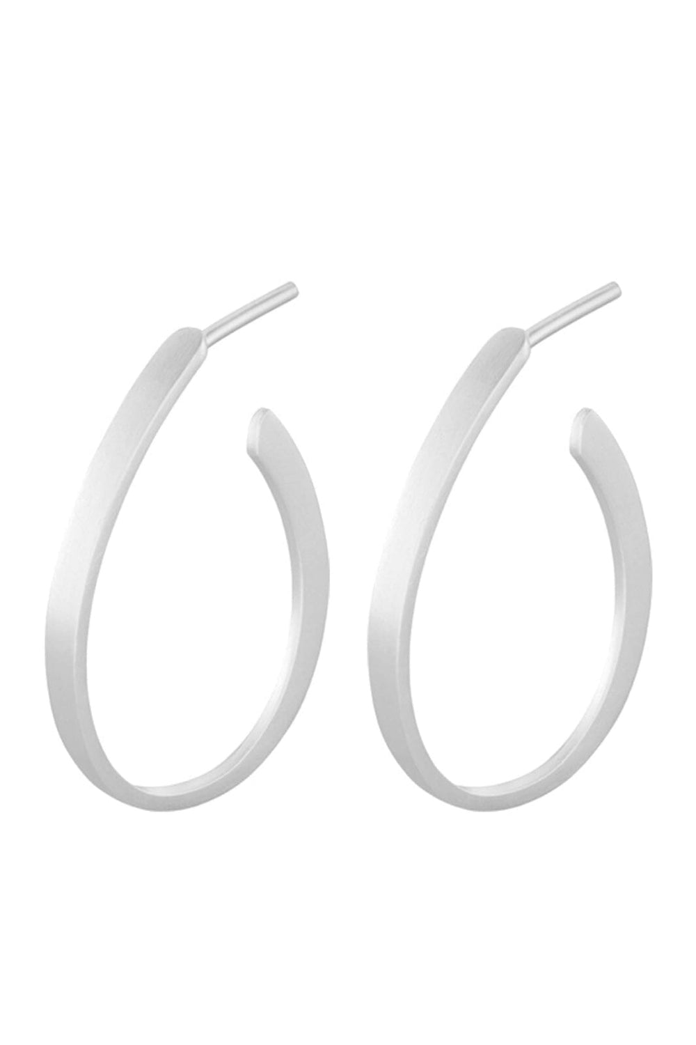 Pernille Corydon Jewellery - Berlin Creoles - Silver Øreringe