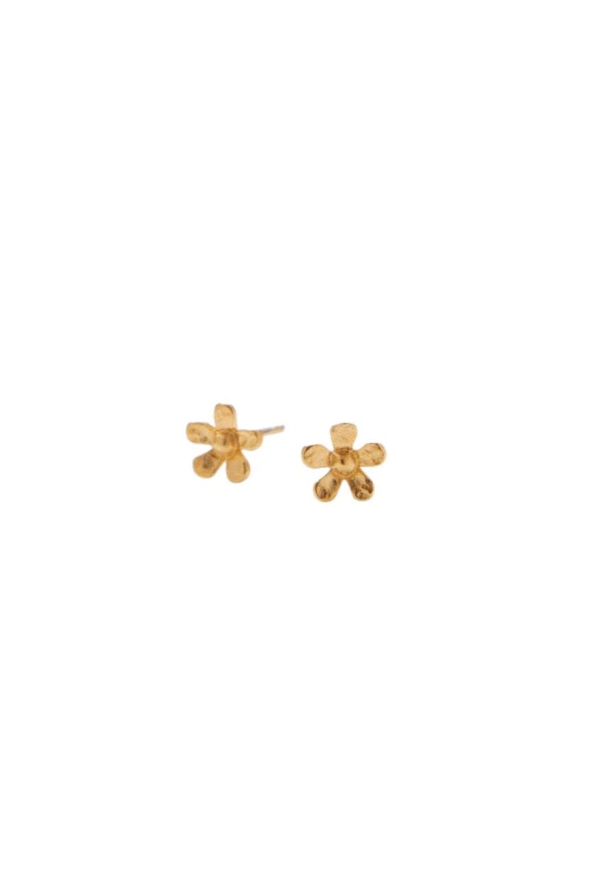 Pernille Corydon - Mini Wild Poppy Earsticks e-369-gp - Gold Plated Øreringe