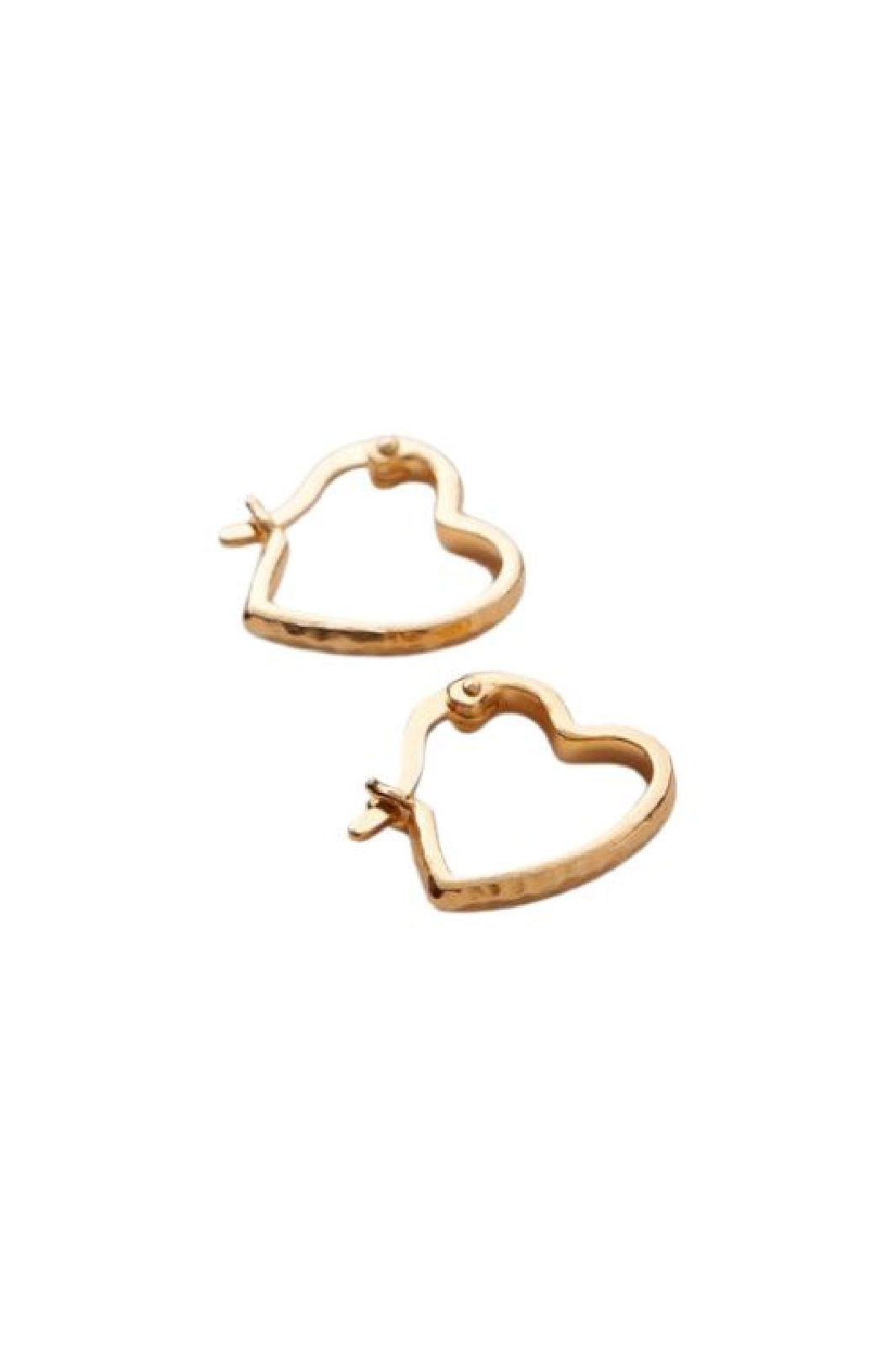 Pernille Corydon - Small Affection Hoops e-490-gp - Gold Plated Øreringe