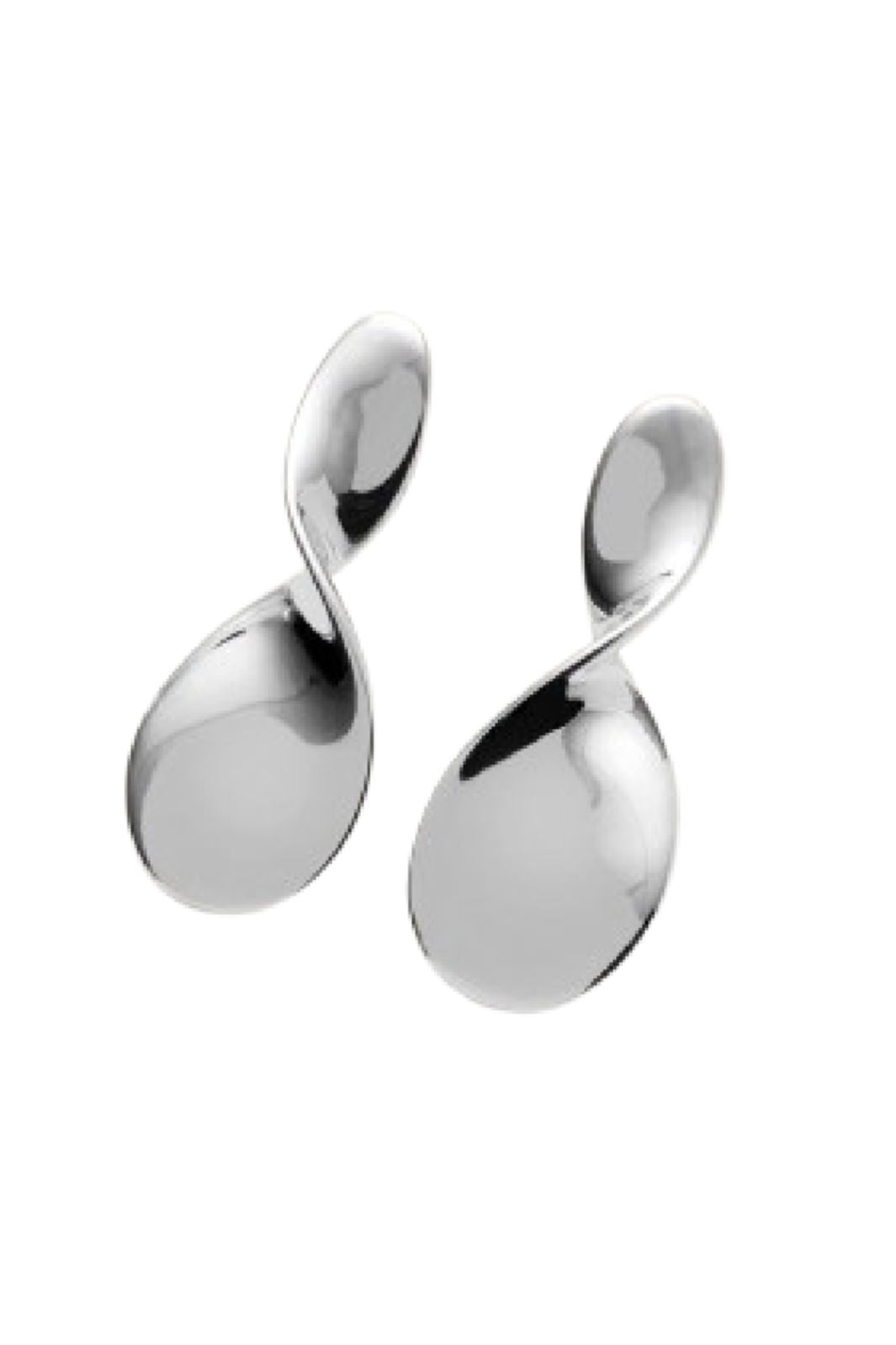 Pernille Corydon - Small La Pausa Earrings e-747-s - Silver Øreringe