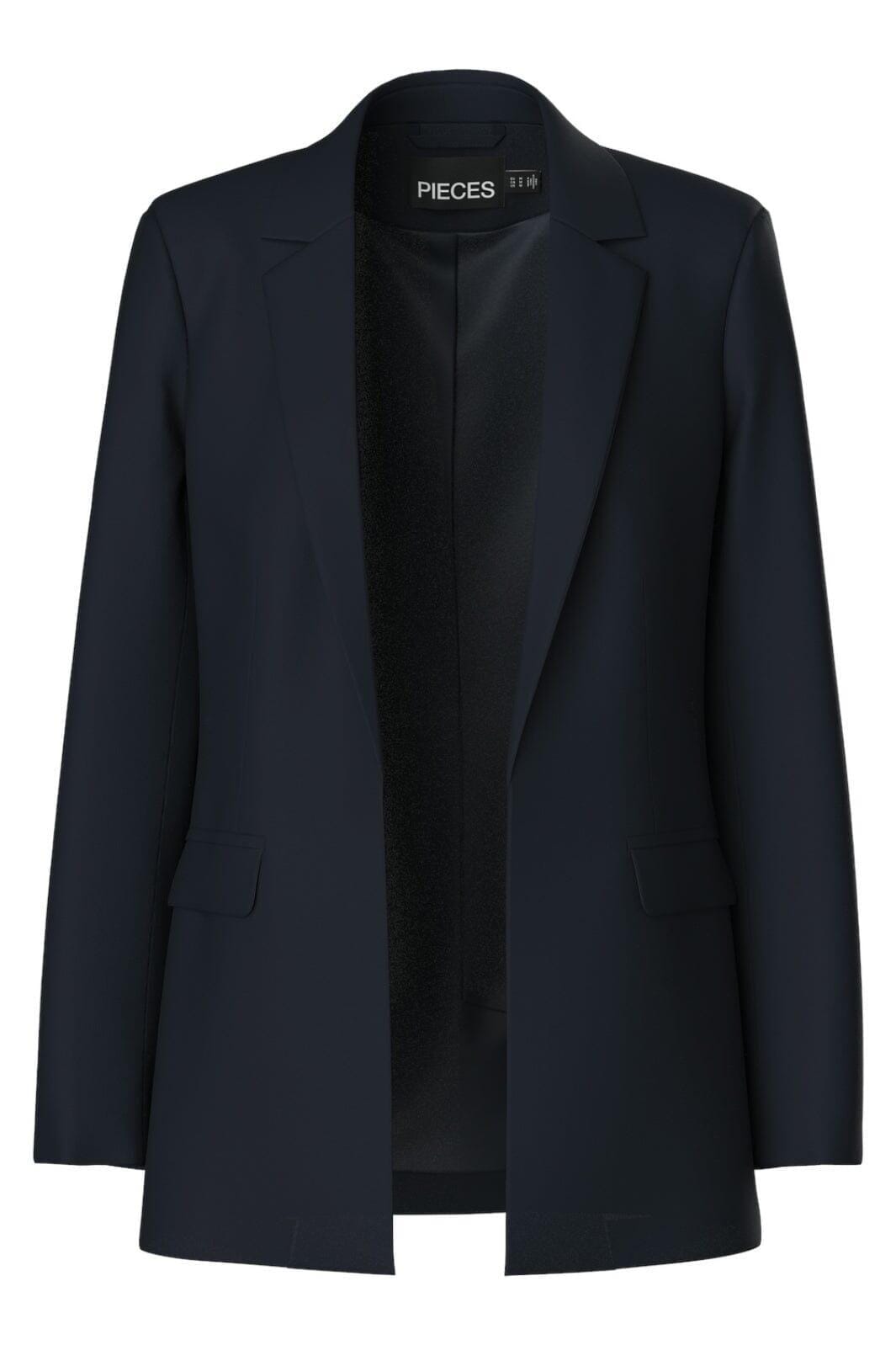 Pieces - Pcbozzy Ls Loose Blazer - 3720652 Sky Captain Blazere