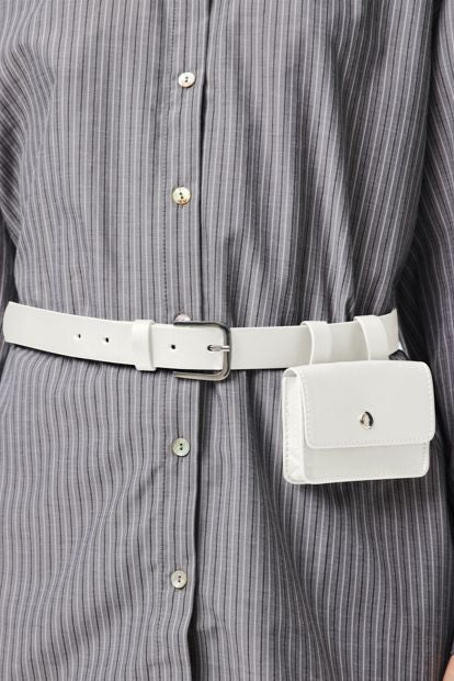 Pieces - Pcfia Belt Bag Fsy - 4971083 Cloud Dancer Bælter