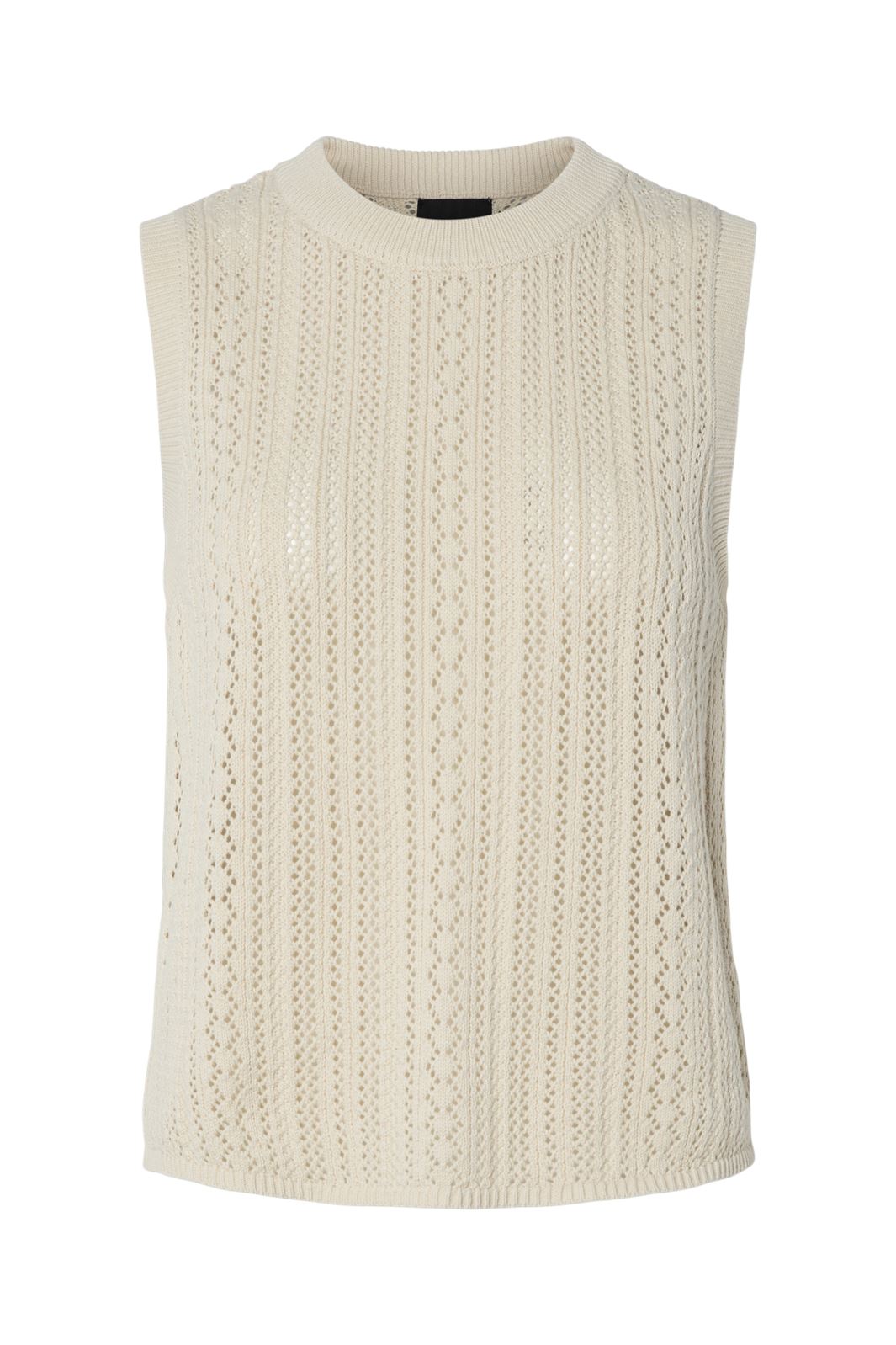 Pieces - Pcnuka Sl O-Neck Knit 17158719 - 4790681 - Birch