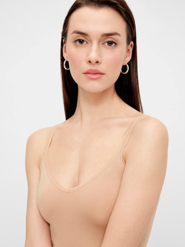 Pieces - PcPlain Underwear Top - Nature Undertrøjer