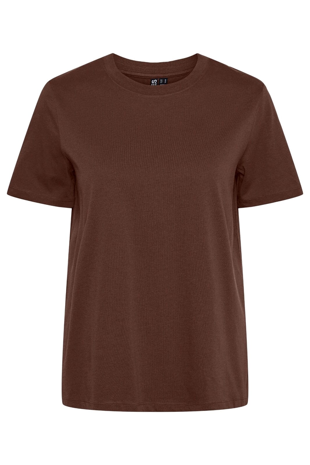 Pieces - Pcria Ss Solid Tee - 4280164 Chocolate Fondant T-shirts
