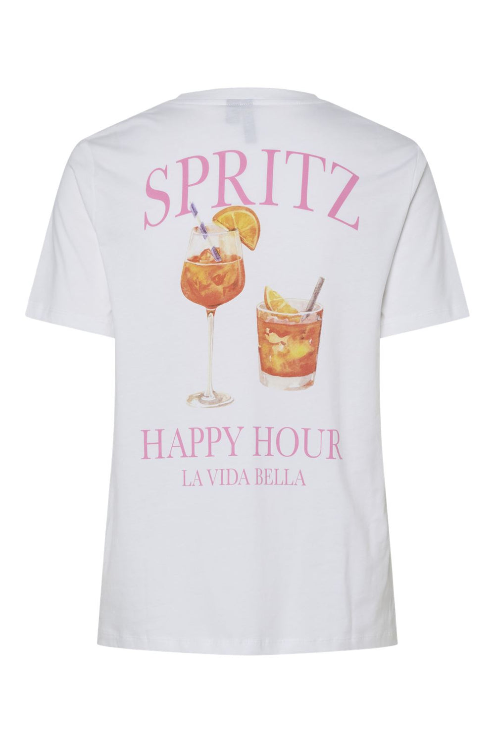 Pieces - Pctalia Ss Printed T-Shirt - 4730253 Bright White Spritz