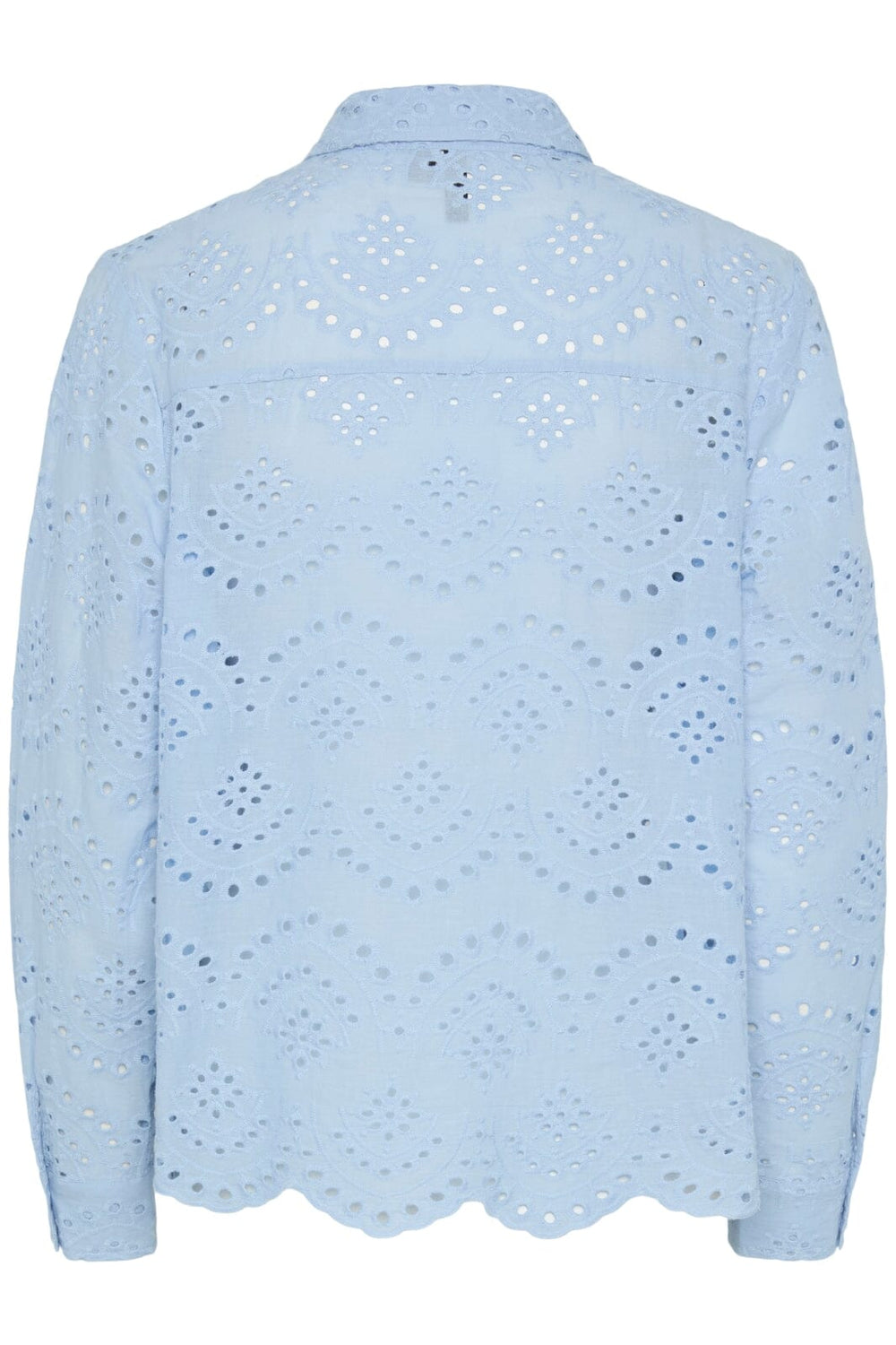 Pieces - Pcvilde Ls Shirt - 4649463 Cashmere Blue
