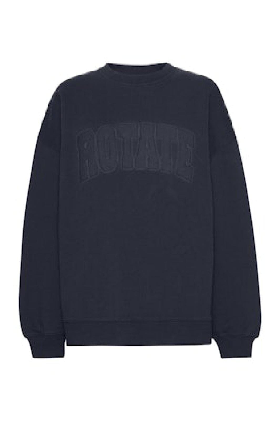 Rotate - Heavy Sweat Crewneck 1153162318 - SKY CAPTAIN (DARK BLUE) Sweatshirts