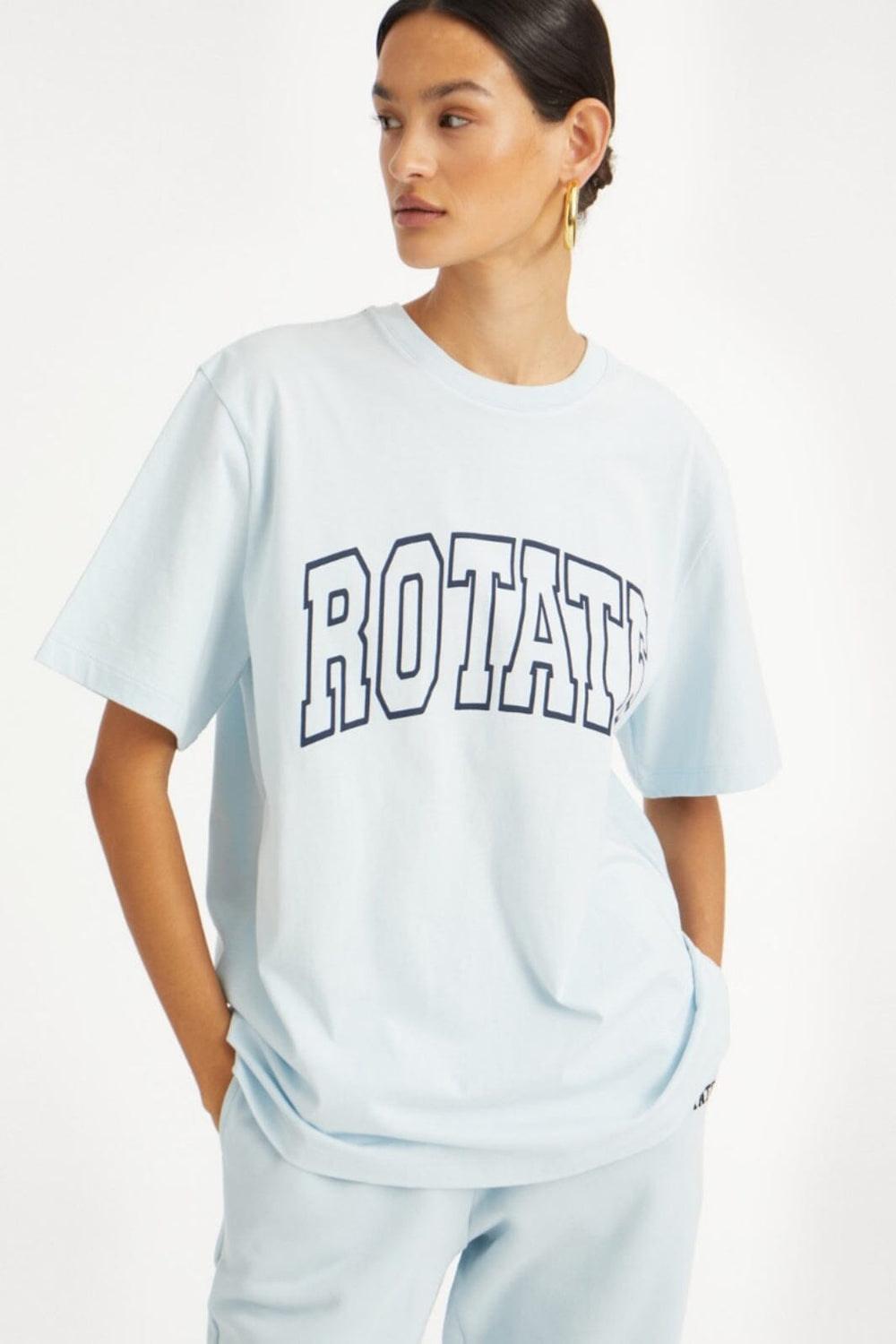 Rotate - Oversized T-shirt114392184 - Baby Blue