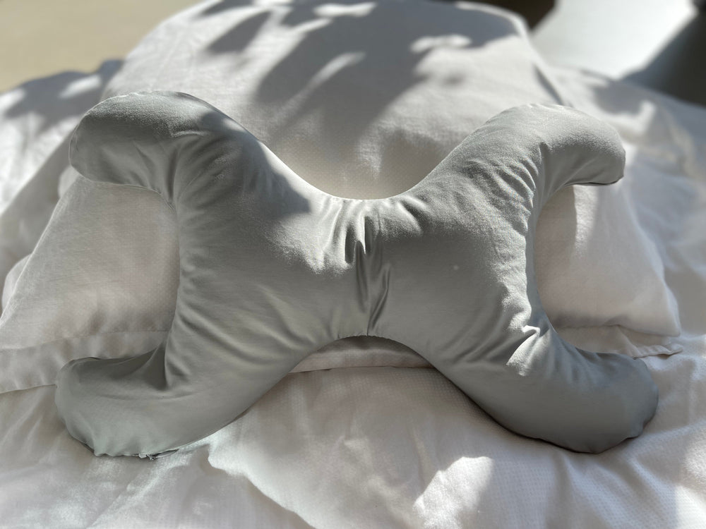 Save My Face - Betræk til La Petite 100% bomuld Grey Pudebetræk