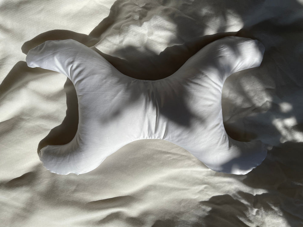 Save My Face - La Petite - lille pude med 100% bomuldsbetræk White Puder