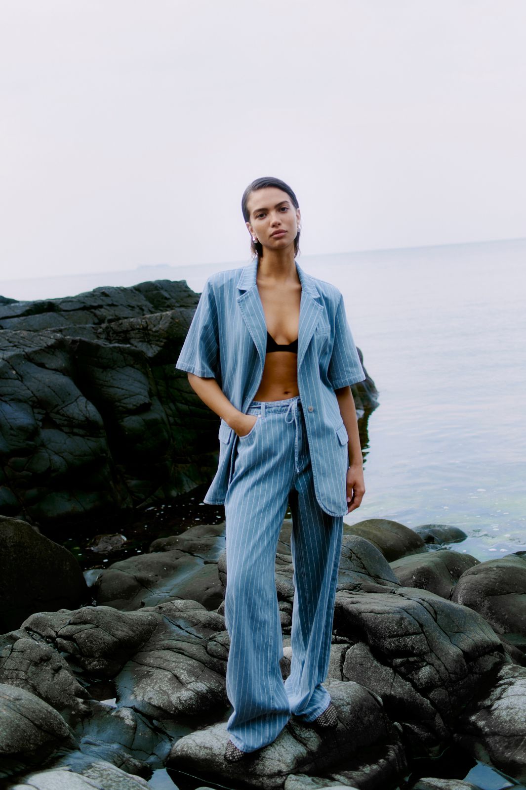 Second Female - Layne Jeans 59626 - Light blue denim 5996 Bukser