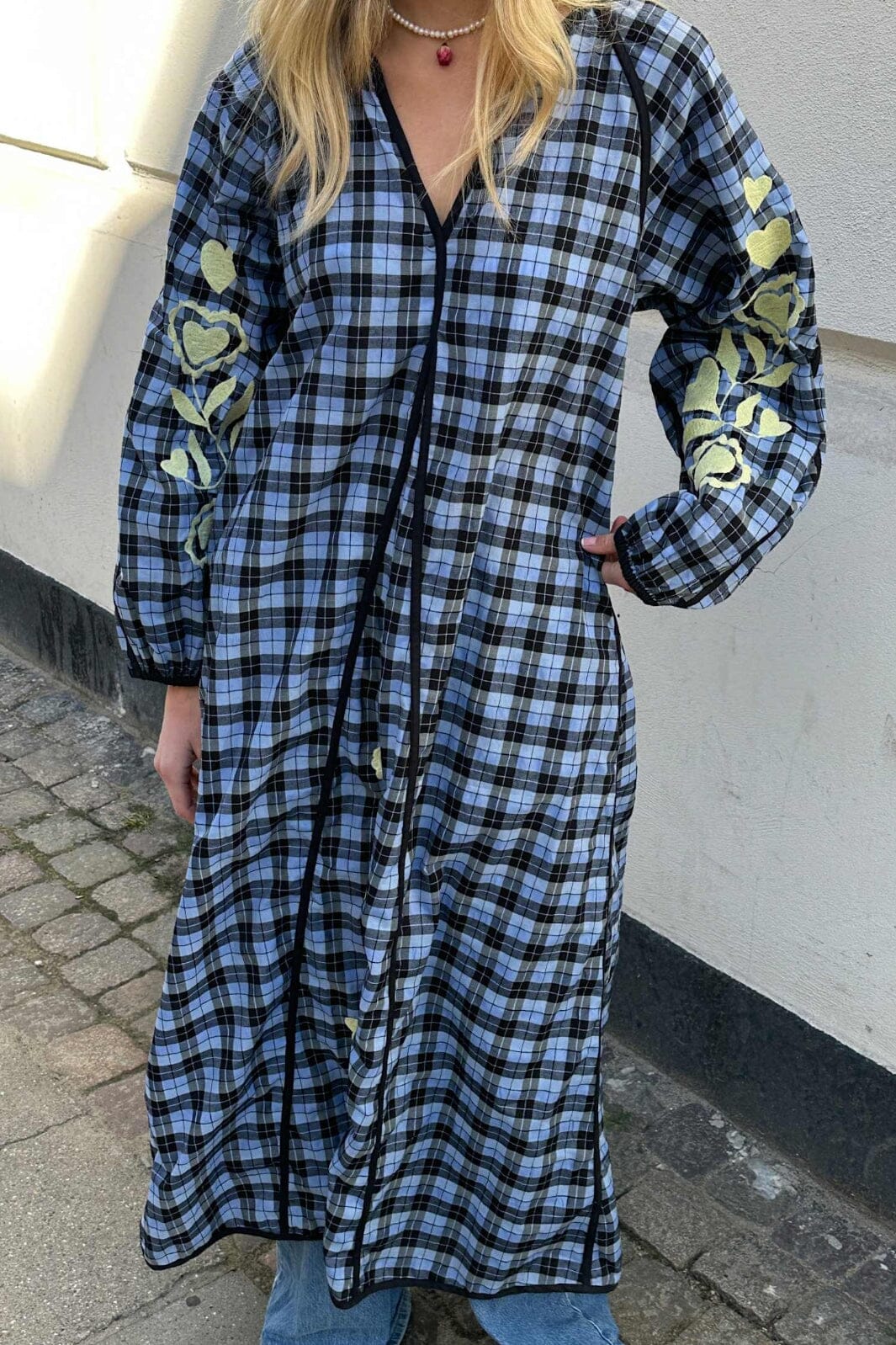 Sissel Edelbo - Fran Dress SE 1692 - Blue Checks